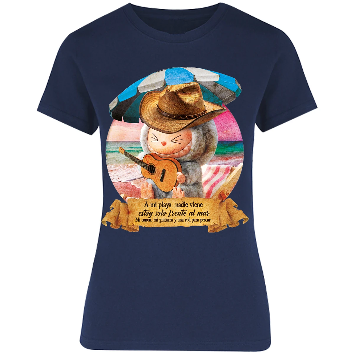 Blusa Labubu Labubus Norteos Mi Playa Blusa para Mujer 15