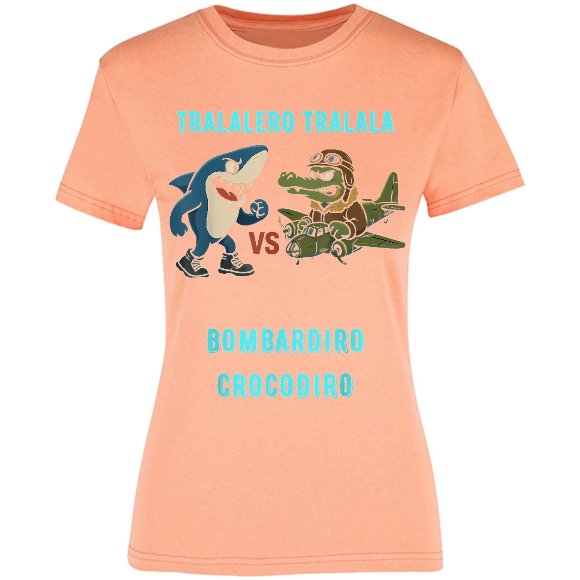 Blusa Memes Bombardiro X Tralalero Blusa para Mujer 17