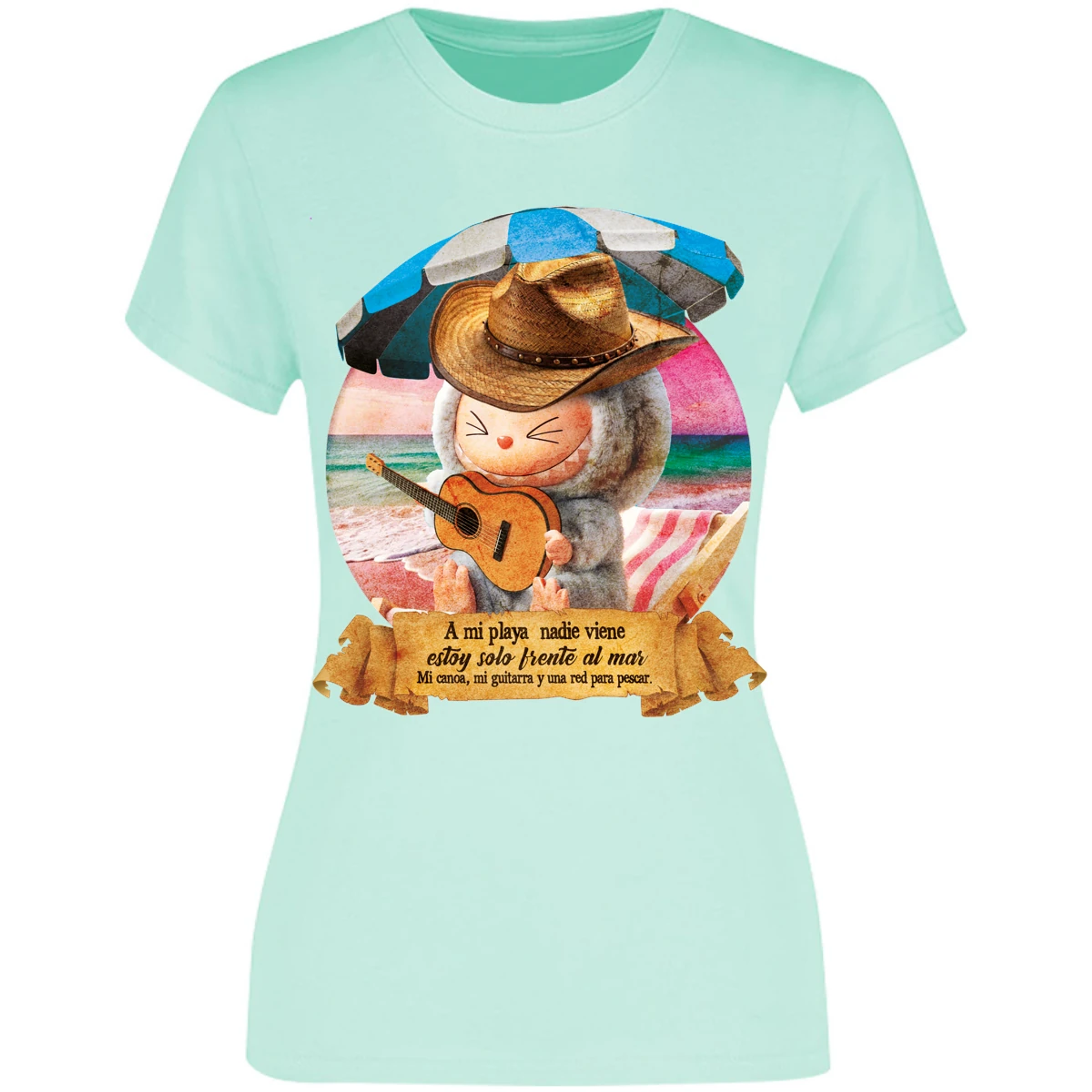 Blusa Labubu Labubus Norteos Mi Playa Blusa para Mujer 11