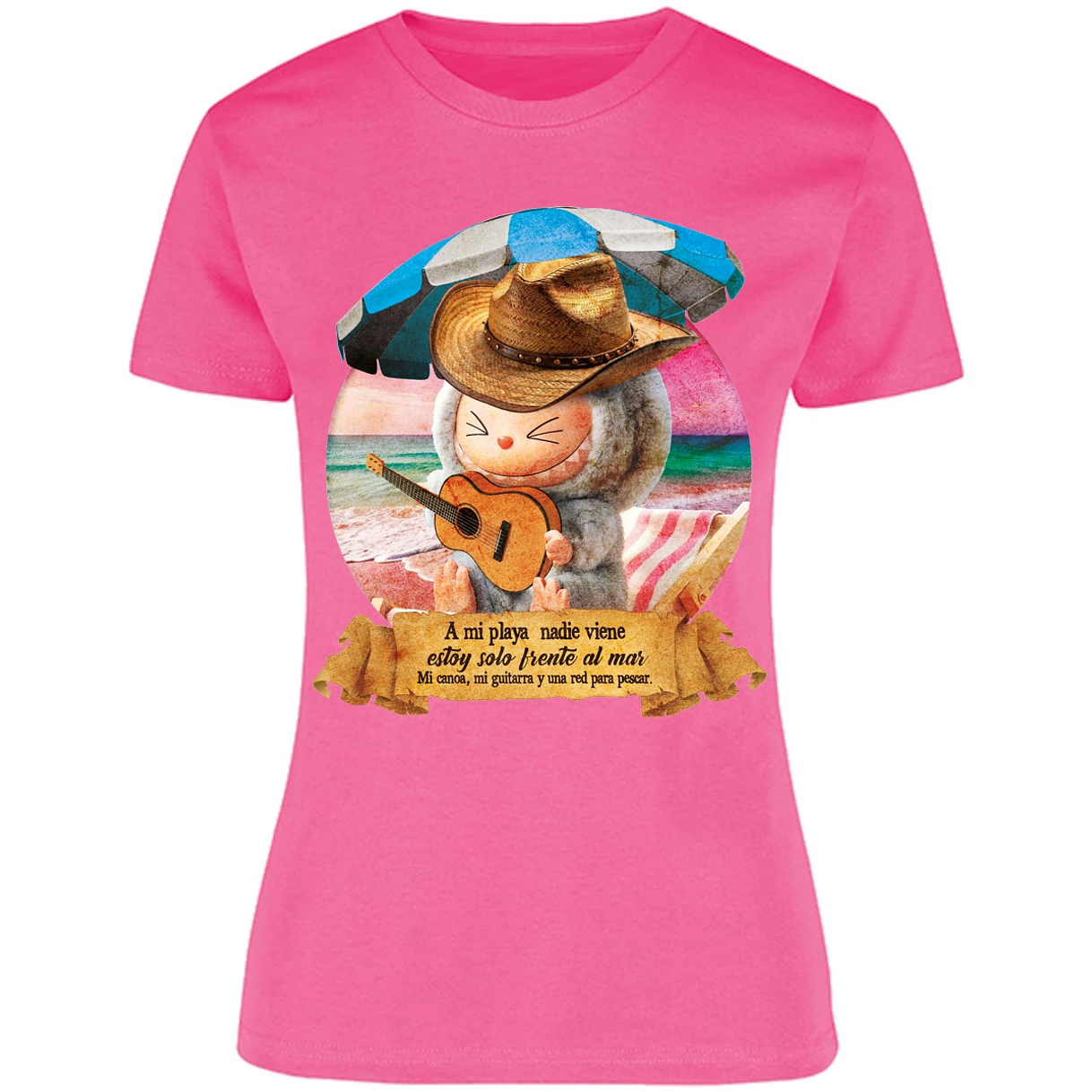 Blusa Labubu Labubus Norteos Mi Playa Blusa para Mujer 17