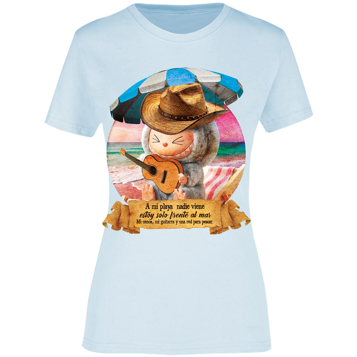 Blusa Labubu Labubus Norteos Mi Playa Blusa para Mujer 18