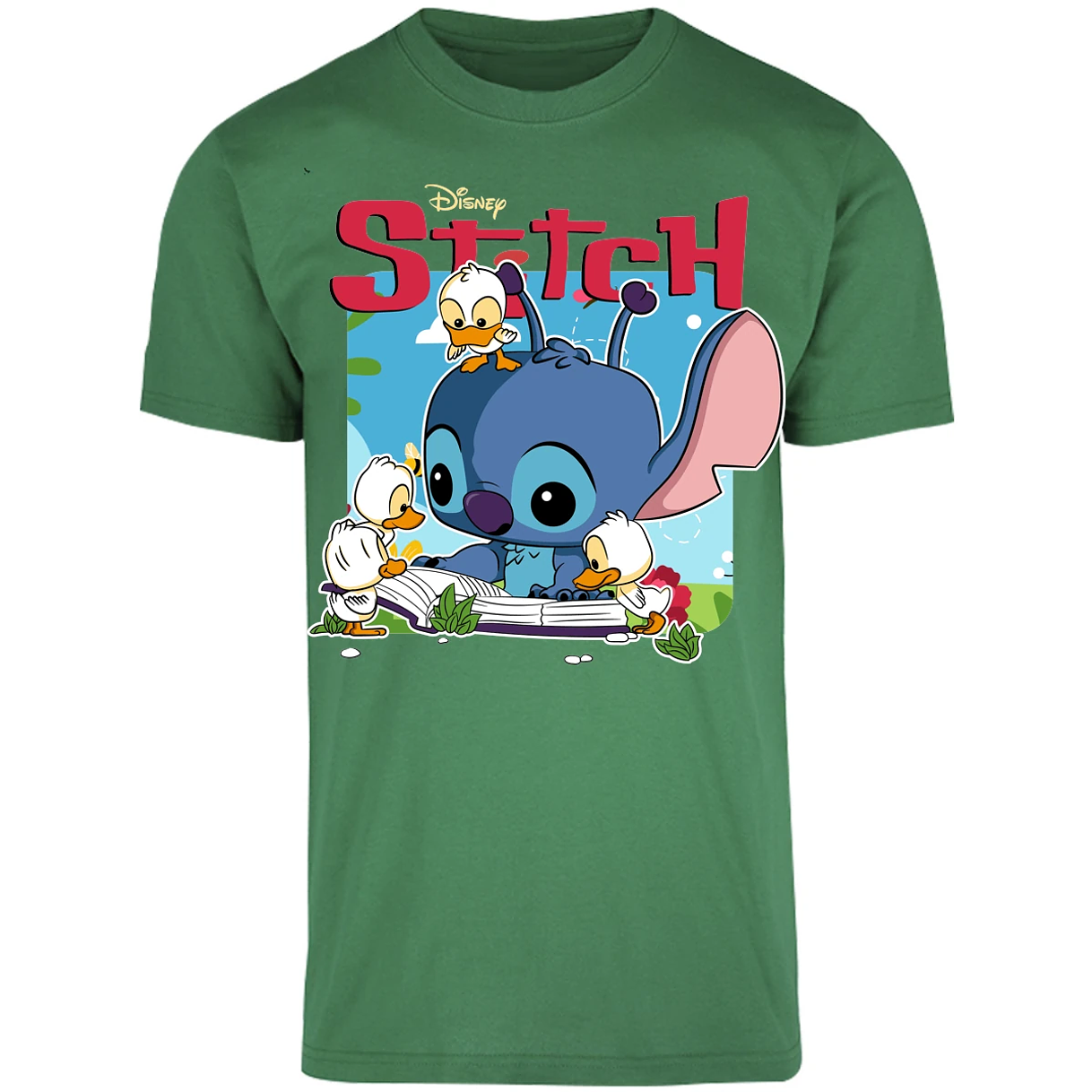 Playera Lilo Y Stitch Stitch Patitos Funko para Adulto 3