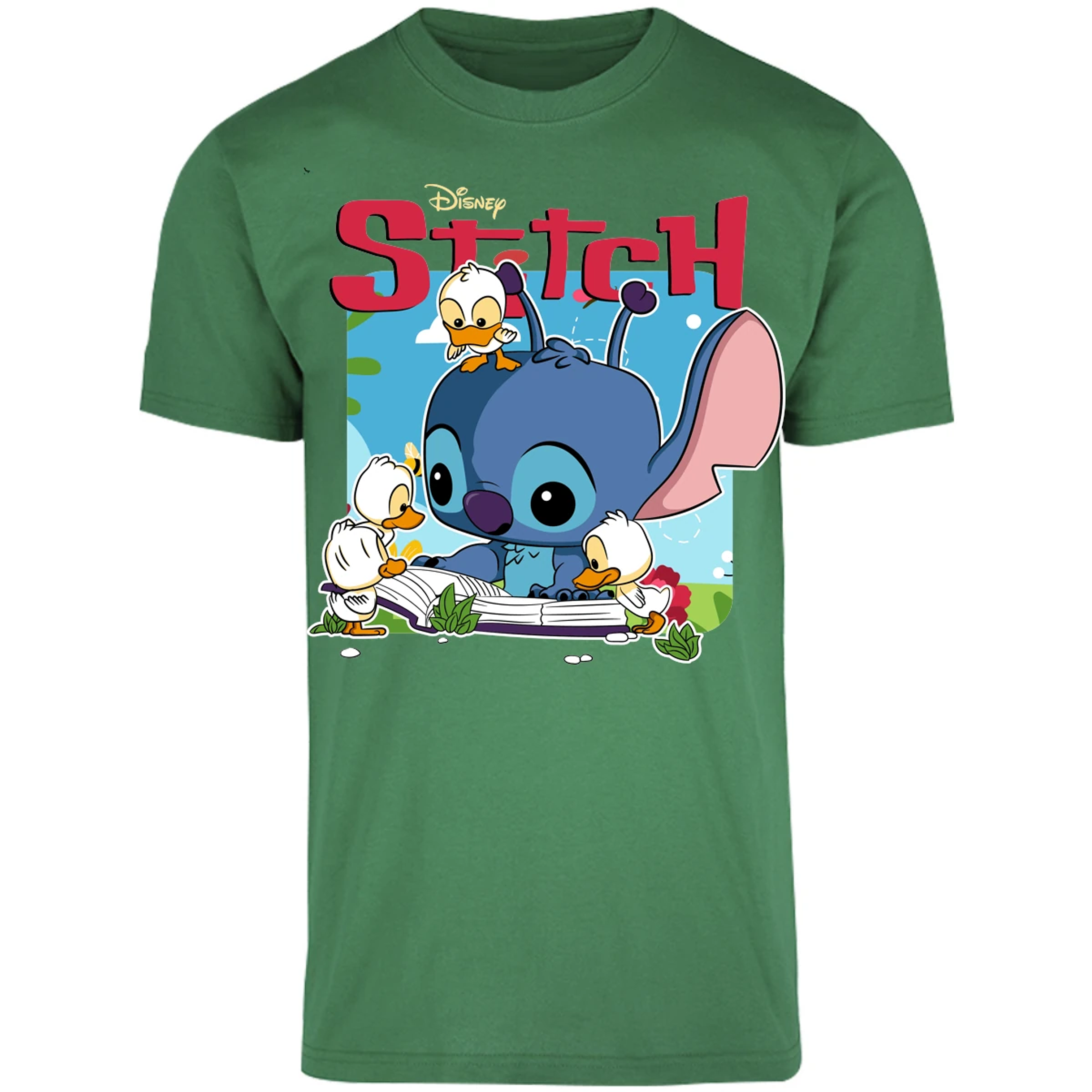 Playera Lilo Y Stitch Stitch Patitos Funko para Adulto 3