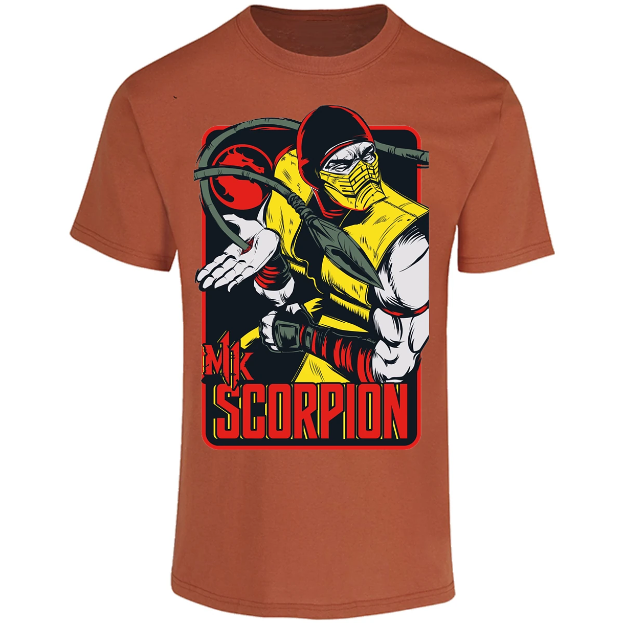 Playera Mortal Kombat Scorpion Retro Mortal Kombat para Adulto 10