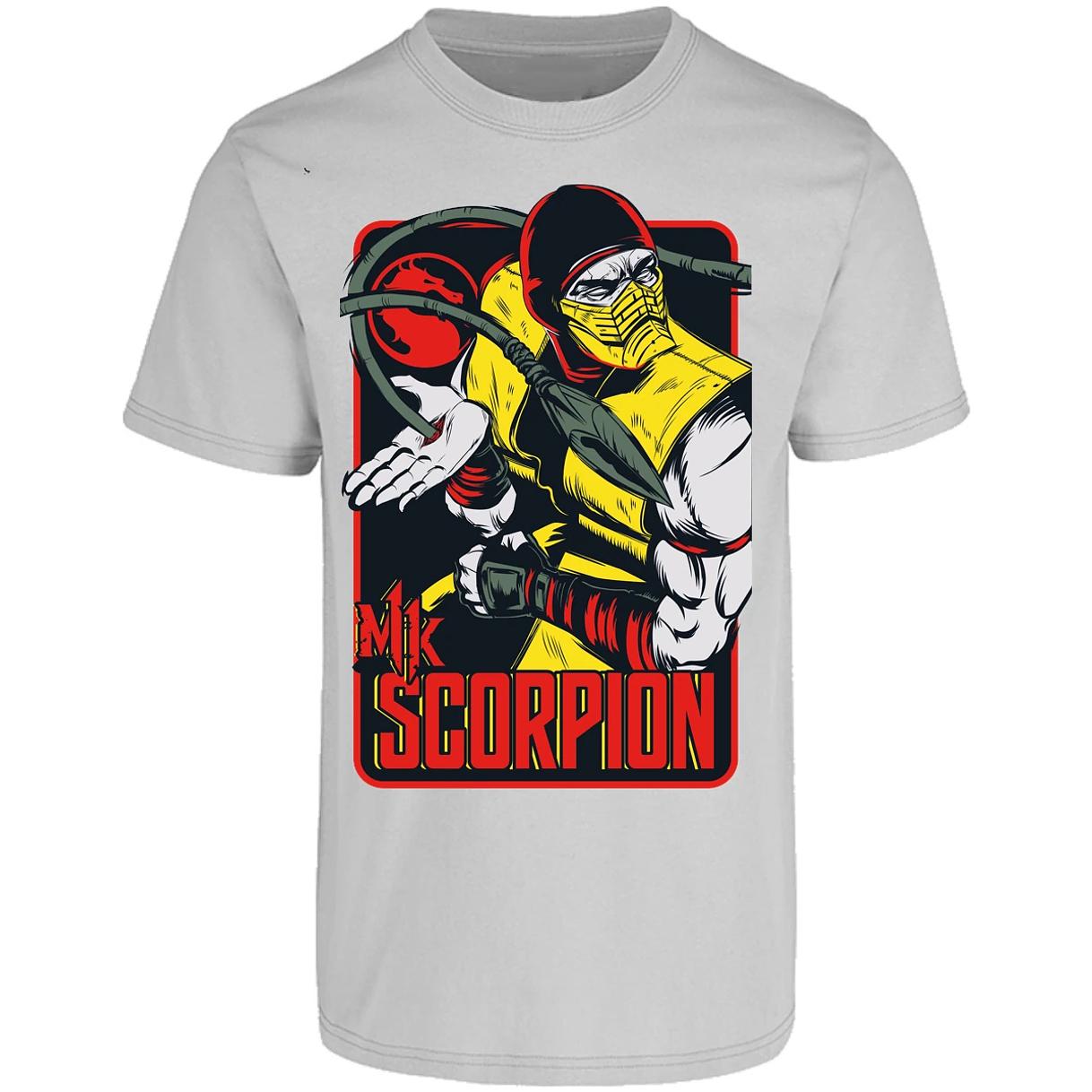 Playera Mortal Kombat Scorpion Retro Mortal Kombat para Adulto 19
