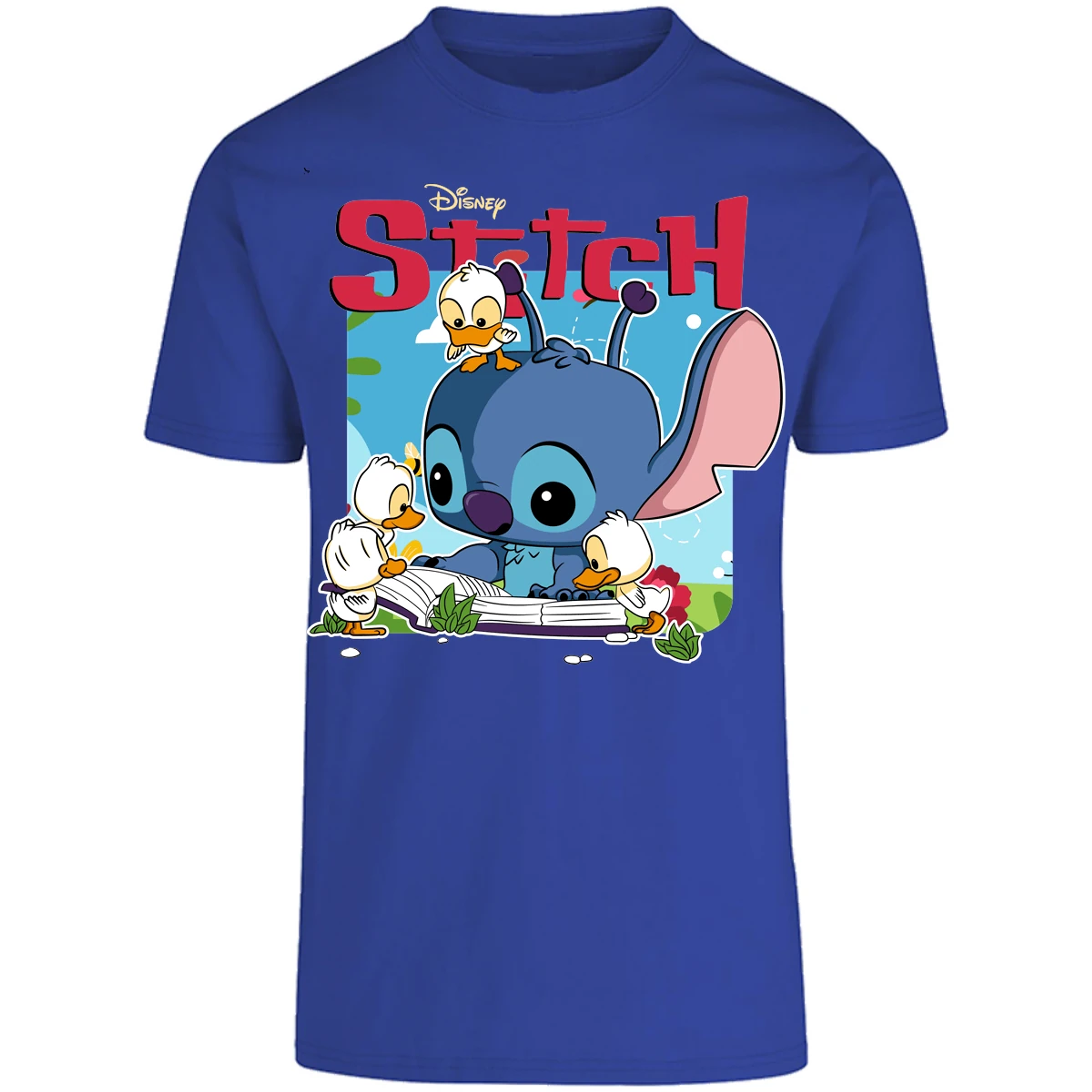 Playera Lilo Y Stitch Stitch Patitos Funko para Adulto 16