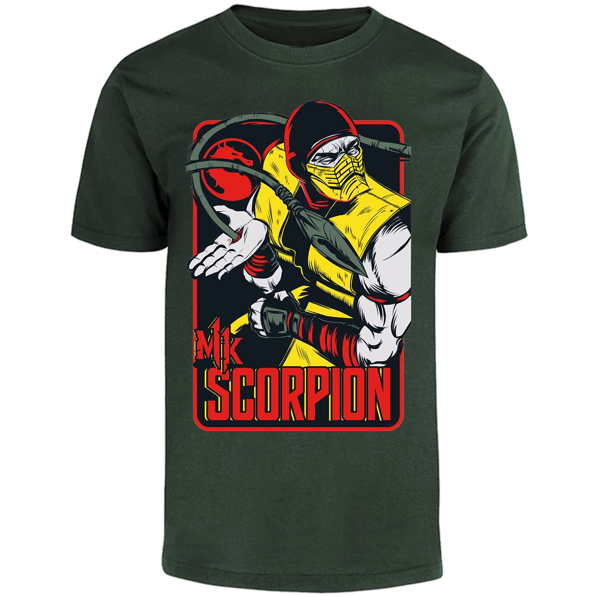 Playera Mortal Kombat Scorpion Retro Mortal Kombat para Adulto 23