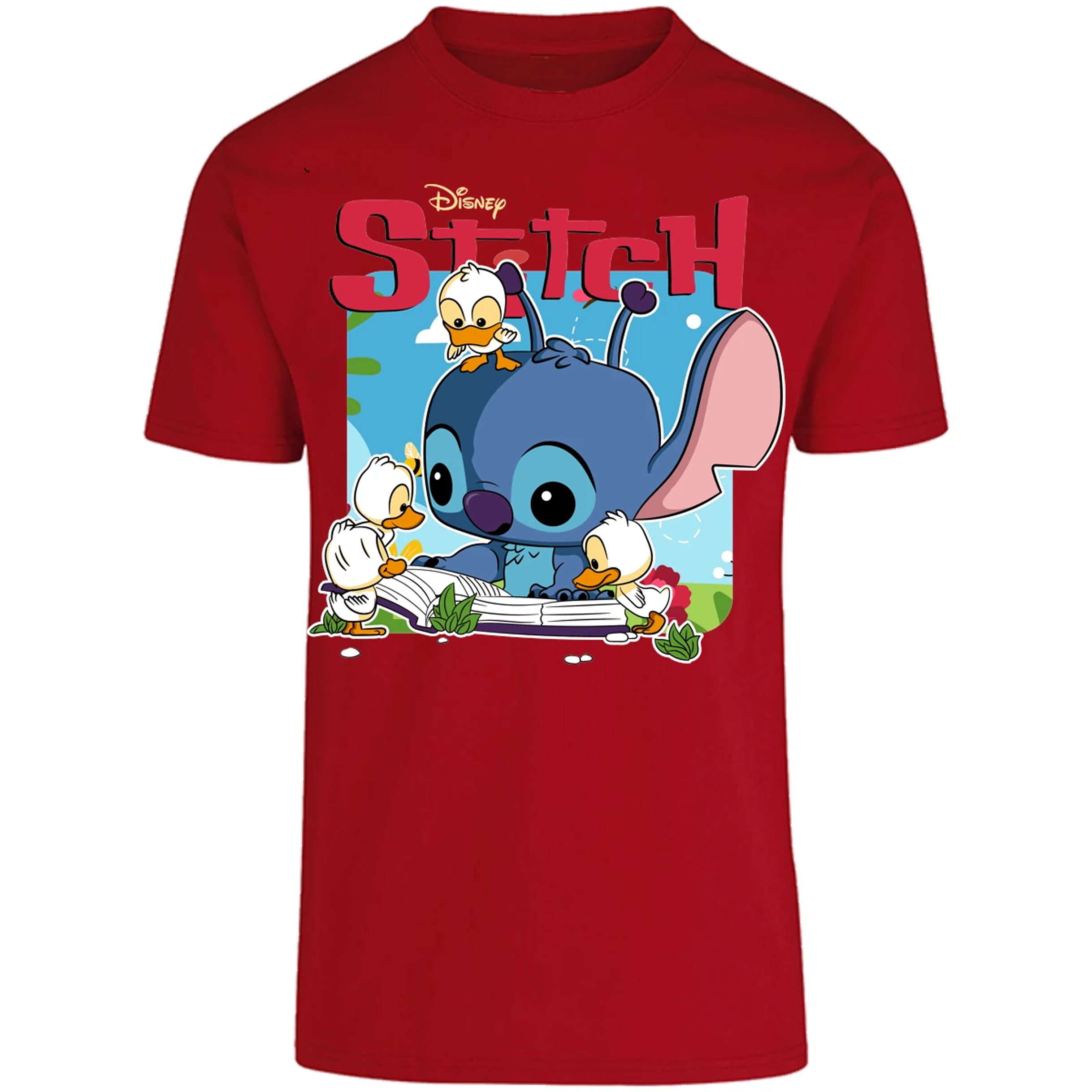 Playera Lilo Y Stitch Stitch Patitos Funko para Adulto 18