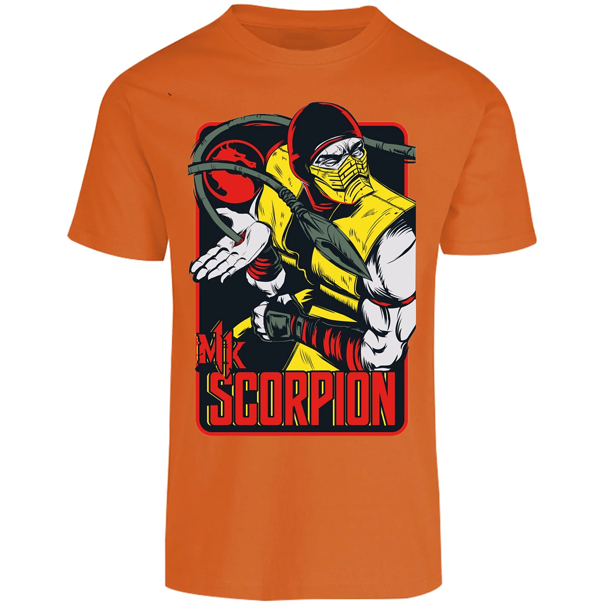 Playera Mortal Kombat Scorpion Retro Mortal Kombat para Adulto 28
