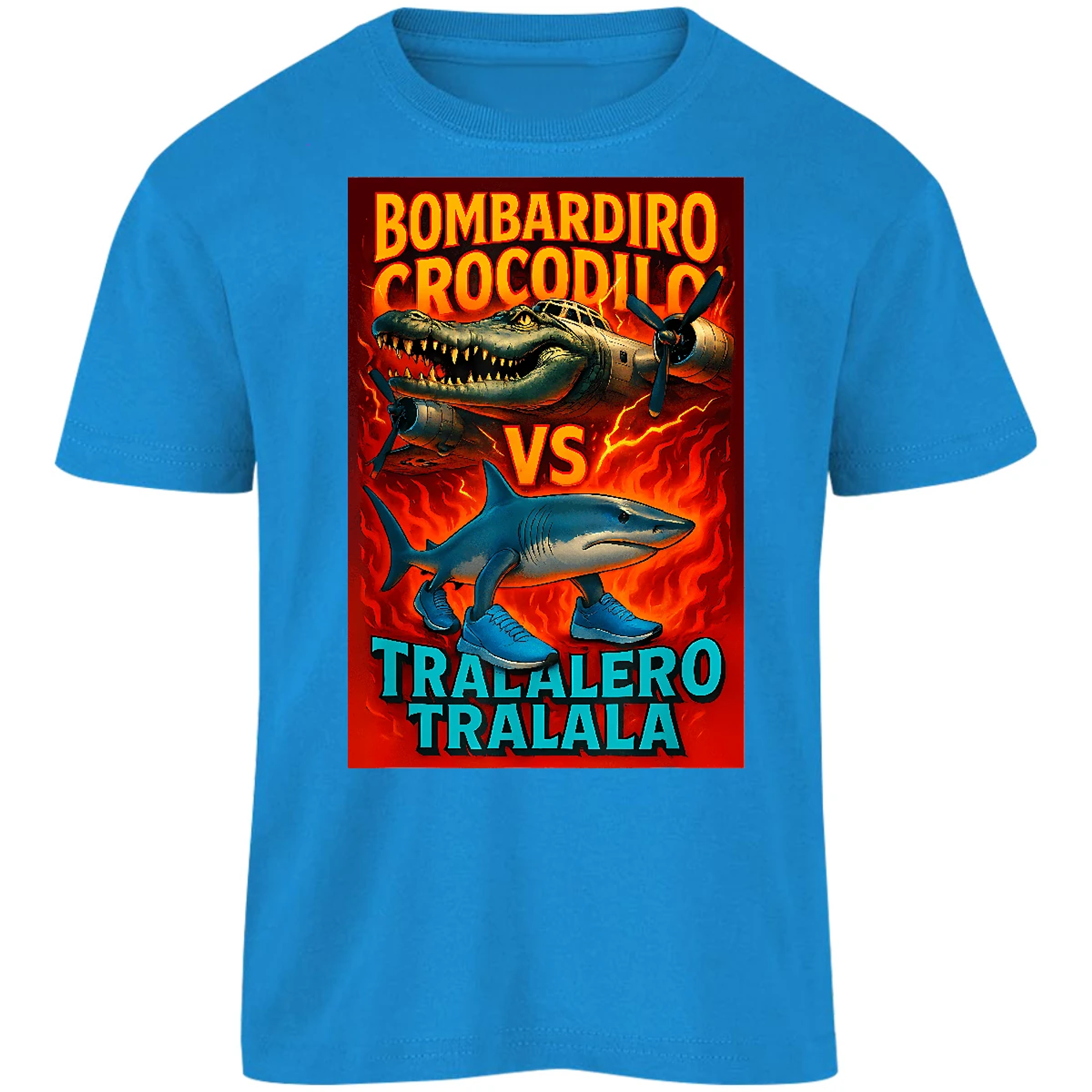 Playera Memes Bombardiro Crocodilo para Niño 3