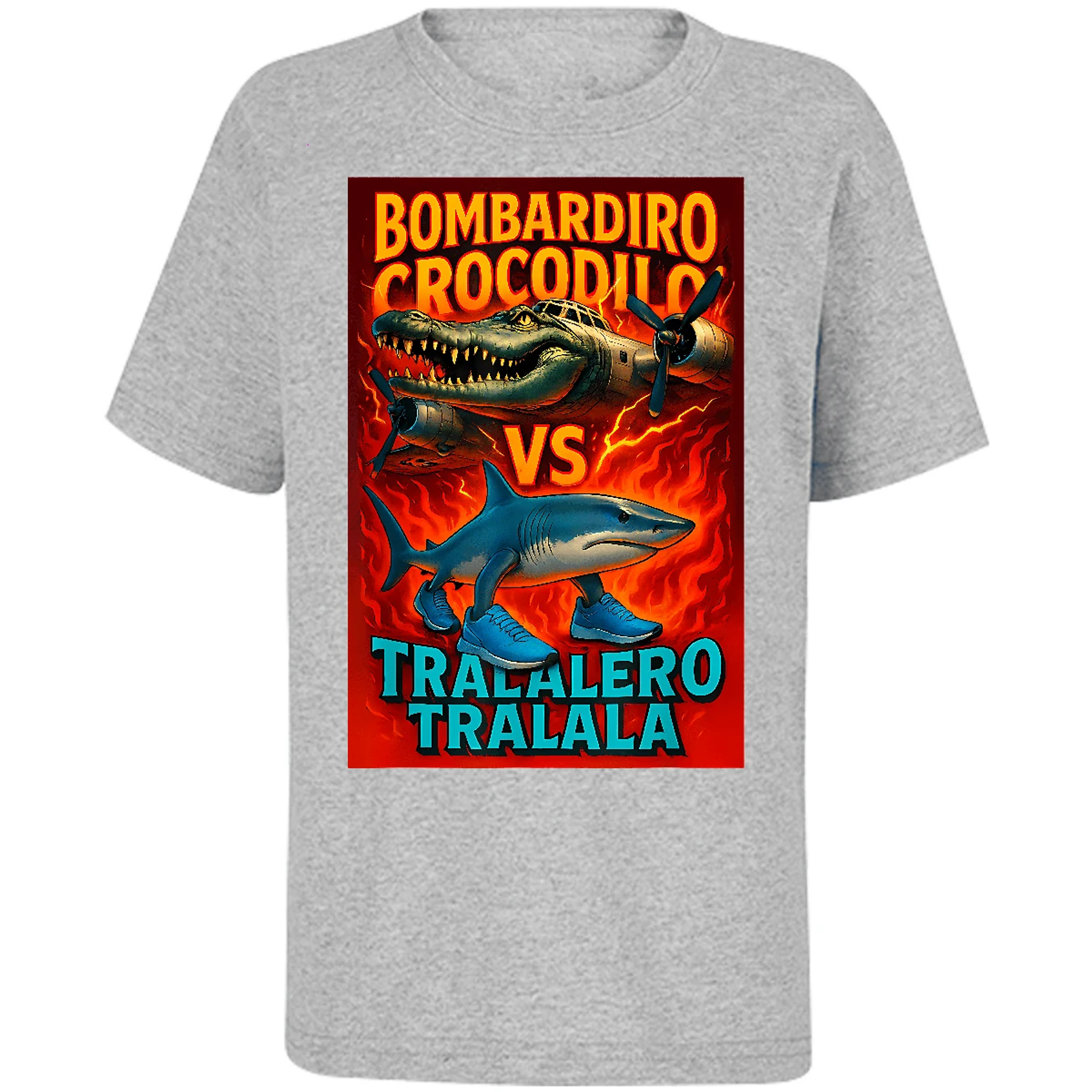 Playera Memes Bombardiro Crocodilo para Niño 7