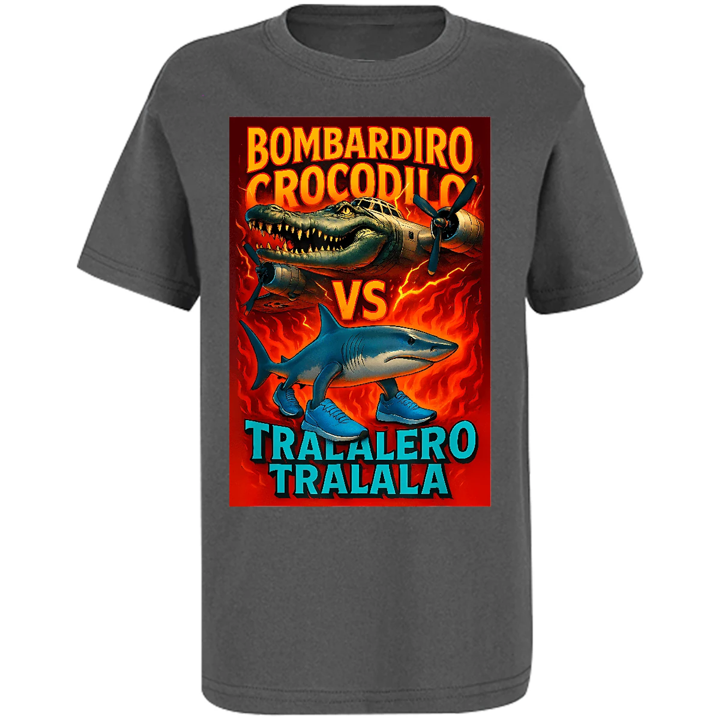 Playera Memes Bombardiro Crocodilo para Niño 11