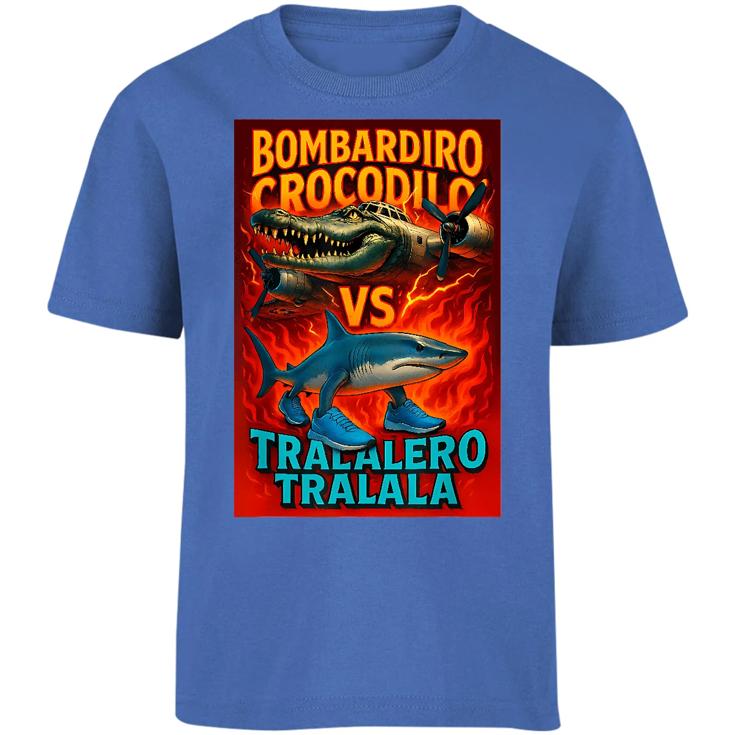 Playera Memes Bombardiro Crocodilo para Niño 12
