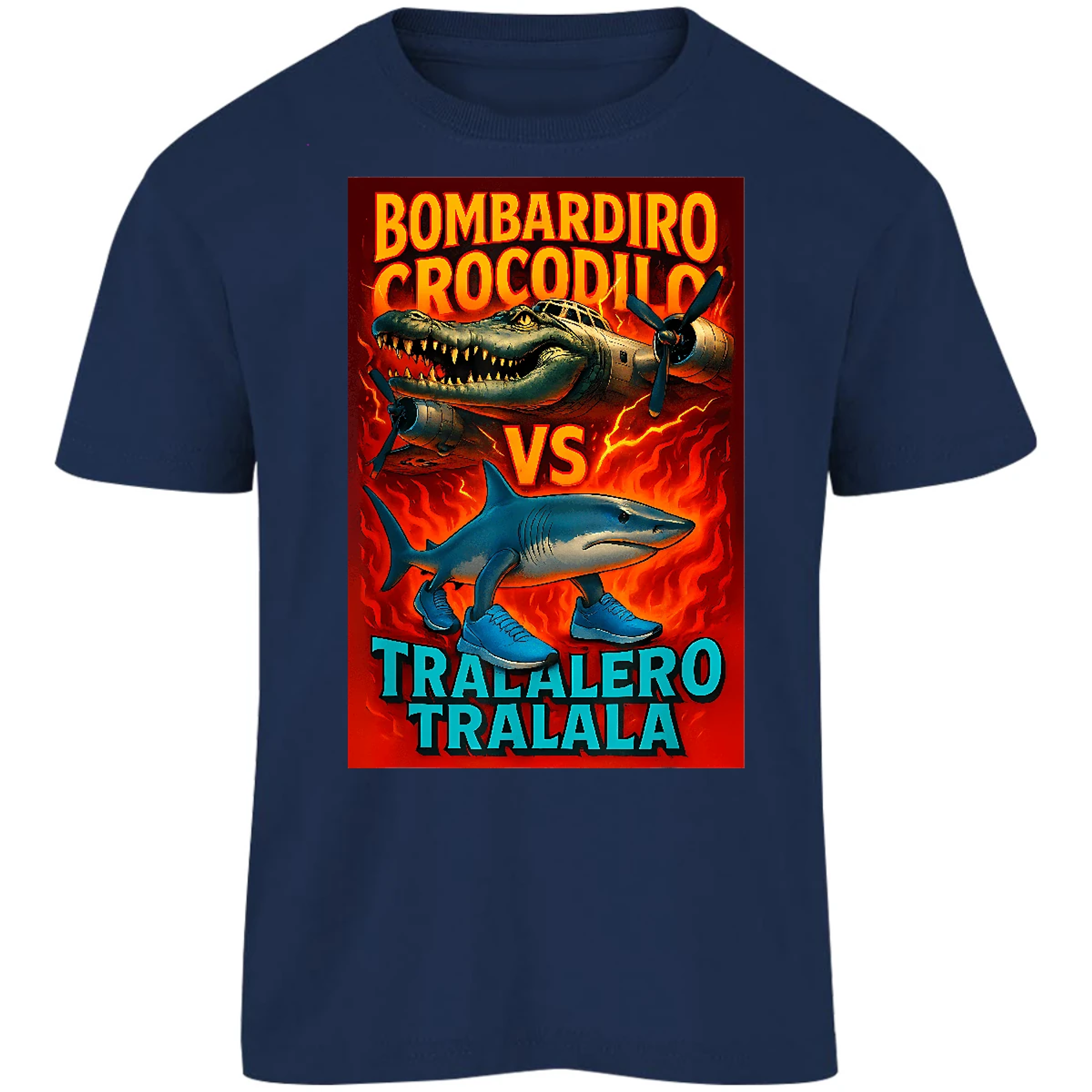 Playera Memes Bombardiro Crocodilo para Niño 15