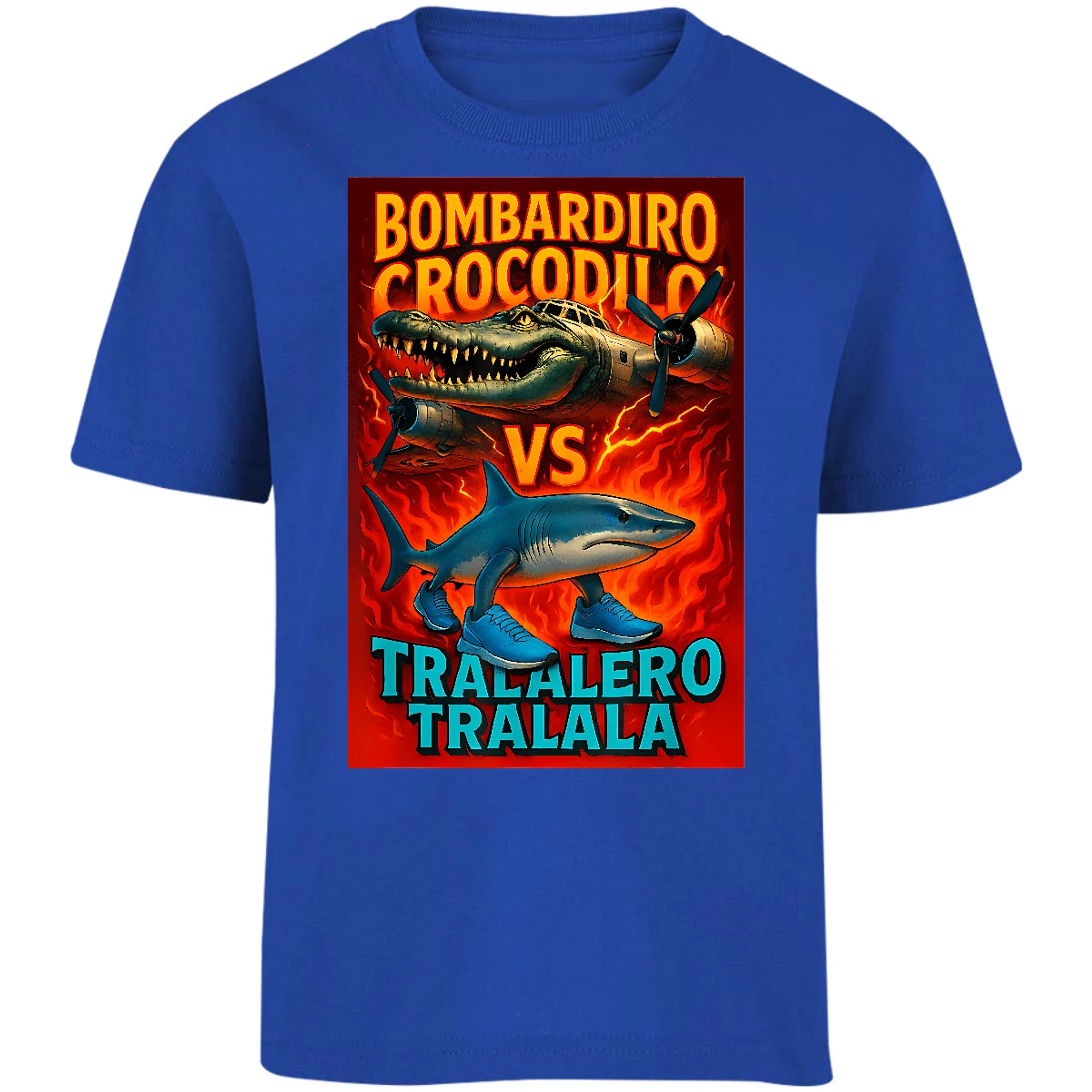 Playera Memes Bombardiro Crocodilo para Niño 16