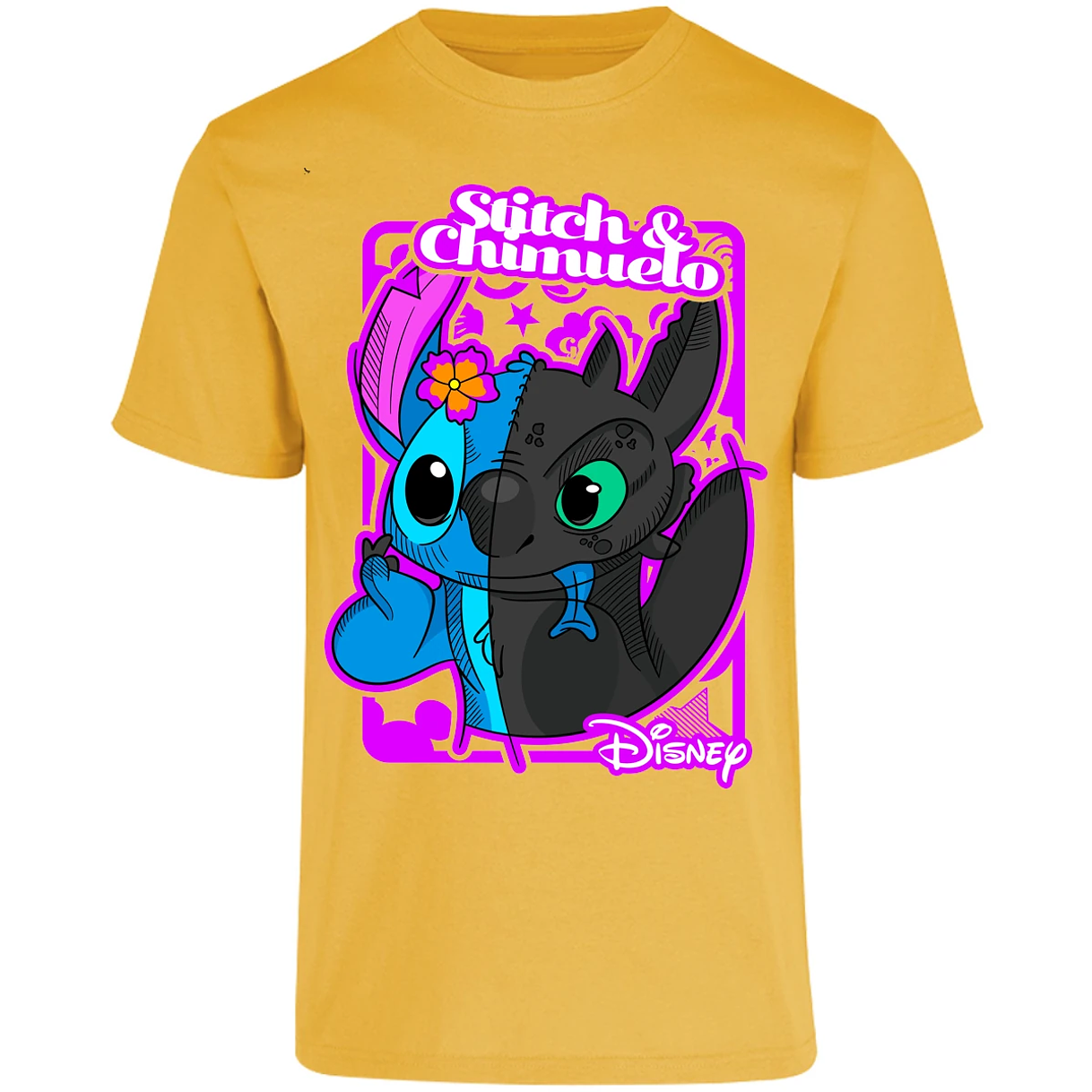 Playera Lilo Y Stitch Stitch Y Chimuelo para Adulto 21