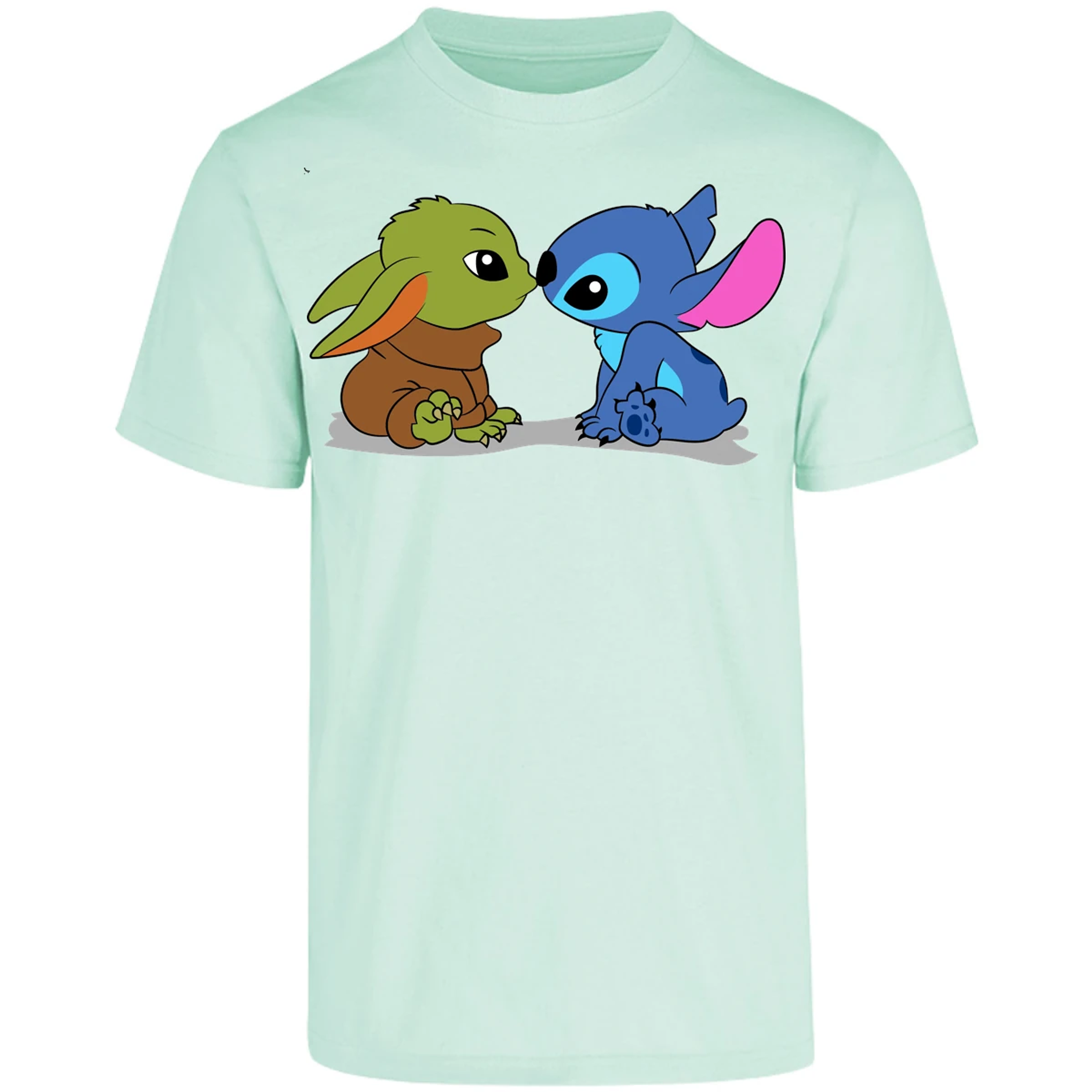Playera Lilo Y Stitch Stitch Y Grogu para Adulto 10