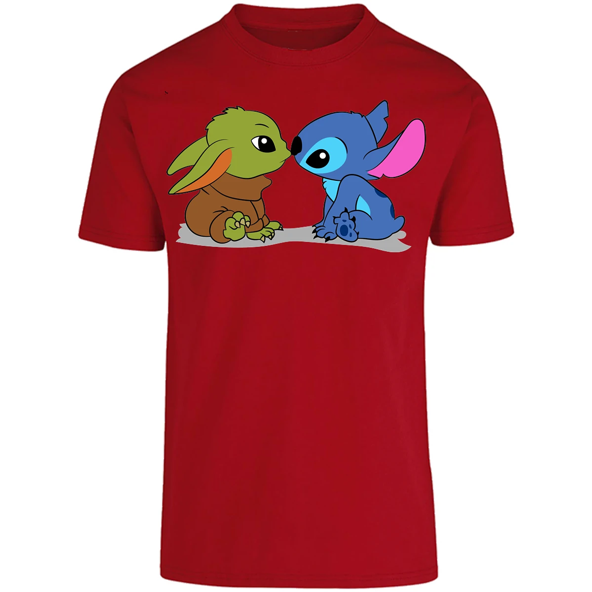 Playera Lilo Y Stitch Stitch Y Grogu para Adulto 7