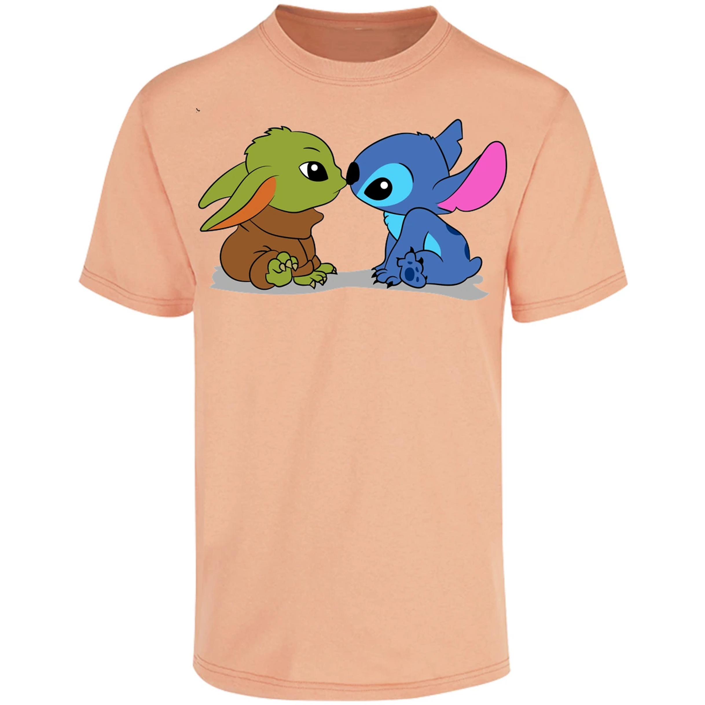 Playera Lilo Y Stitch Stitch Y Grogu para Adulto 8
