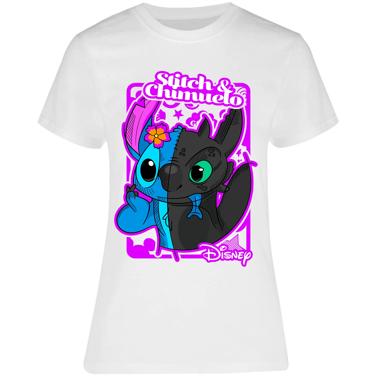 Blusa Lilo Y Stitch Stitch Y Chimuelo Blusa para Mujer 13