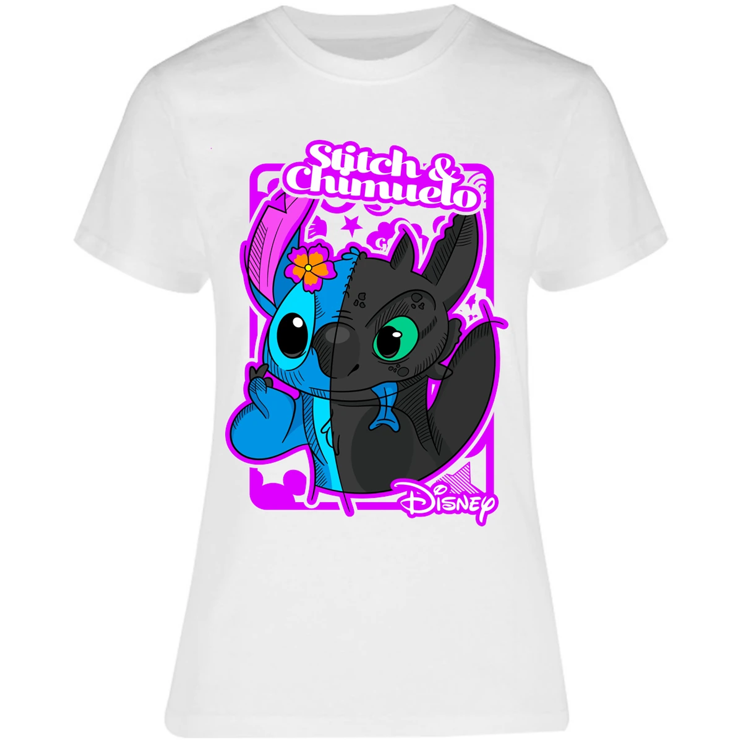 Blusa Lilo Y Stitch Stitch Y Chimuelo Blusa para Mujer 13