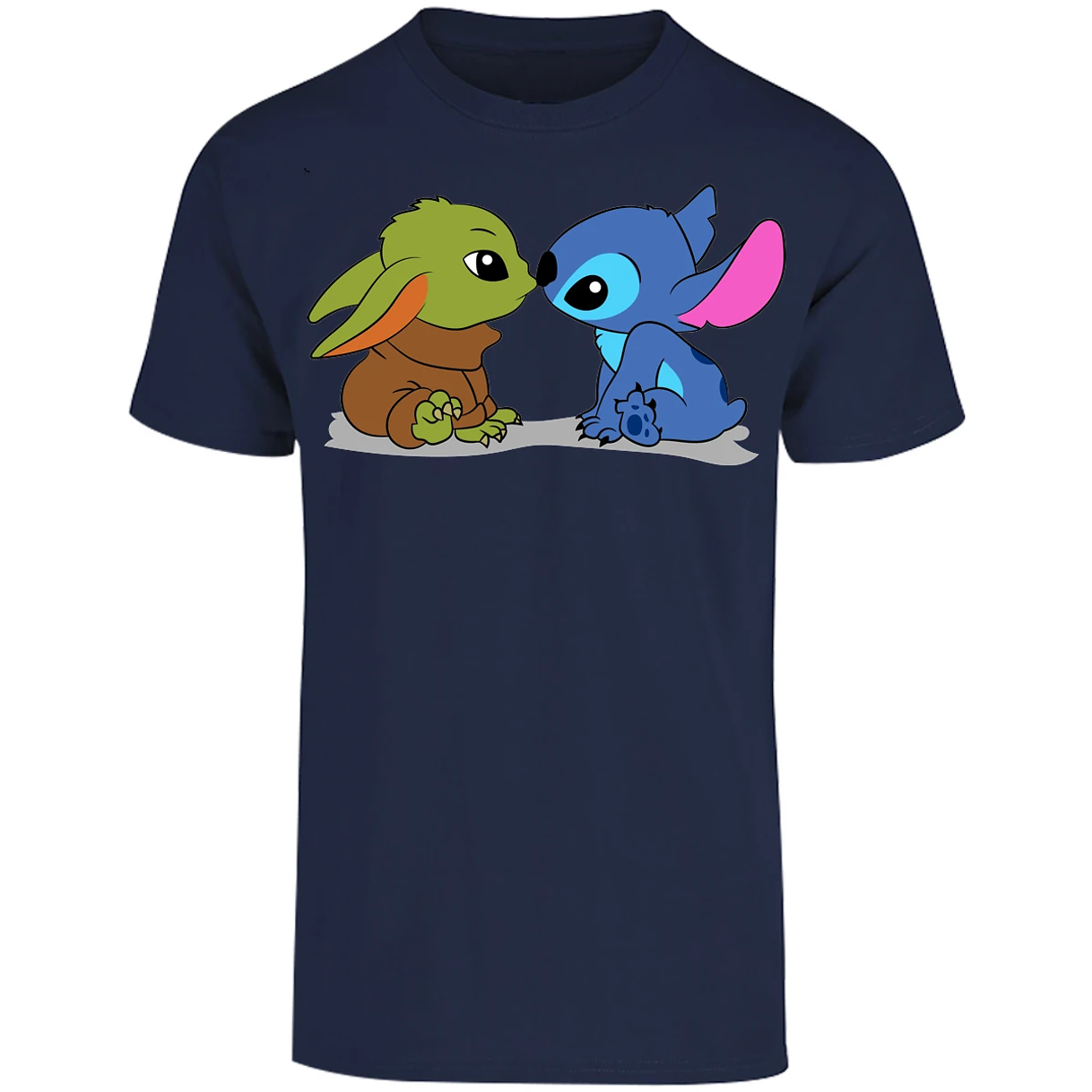Playera Lilo Y Stitch Stitch Y Grogu para Adulto 12