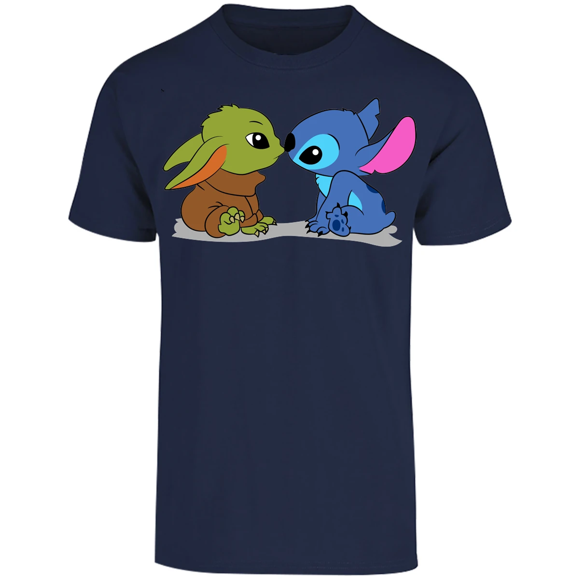 Playera Lilo Y Stitch Stitch Y Grogu para Adulto 12