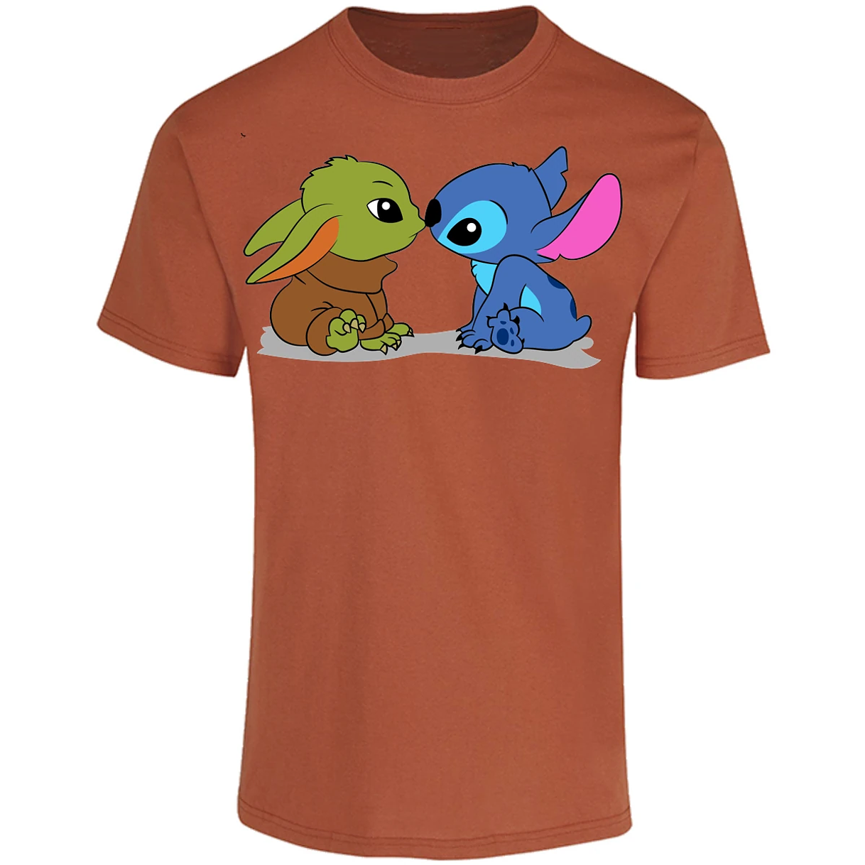 Playera Lilo Y Stitch Stitch Y Grogu para Adulto 15