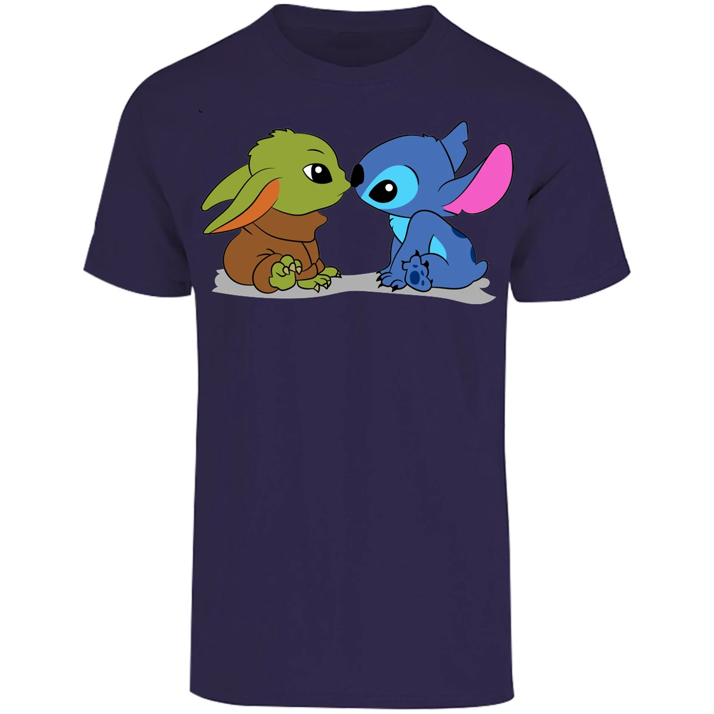 Playera Lilo Y Stitch Stitch Y Grogu para Adulto 16