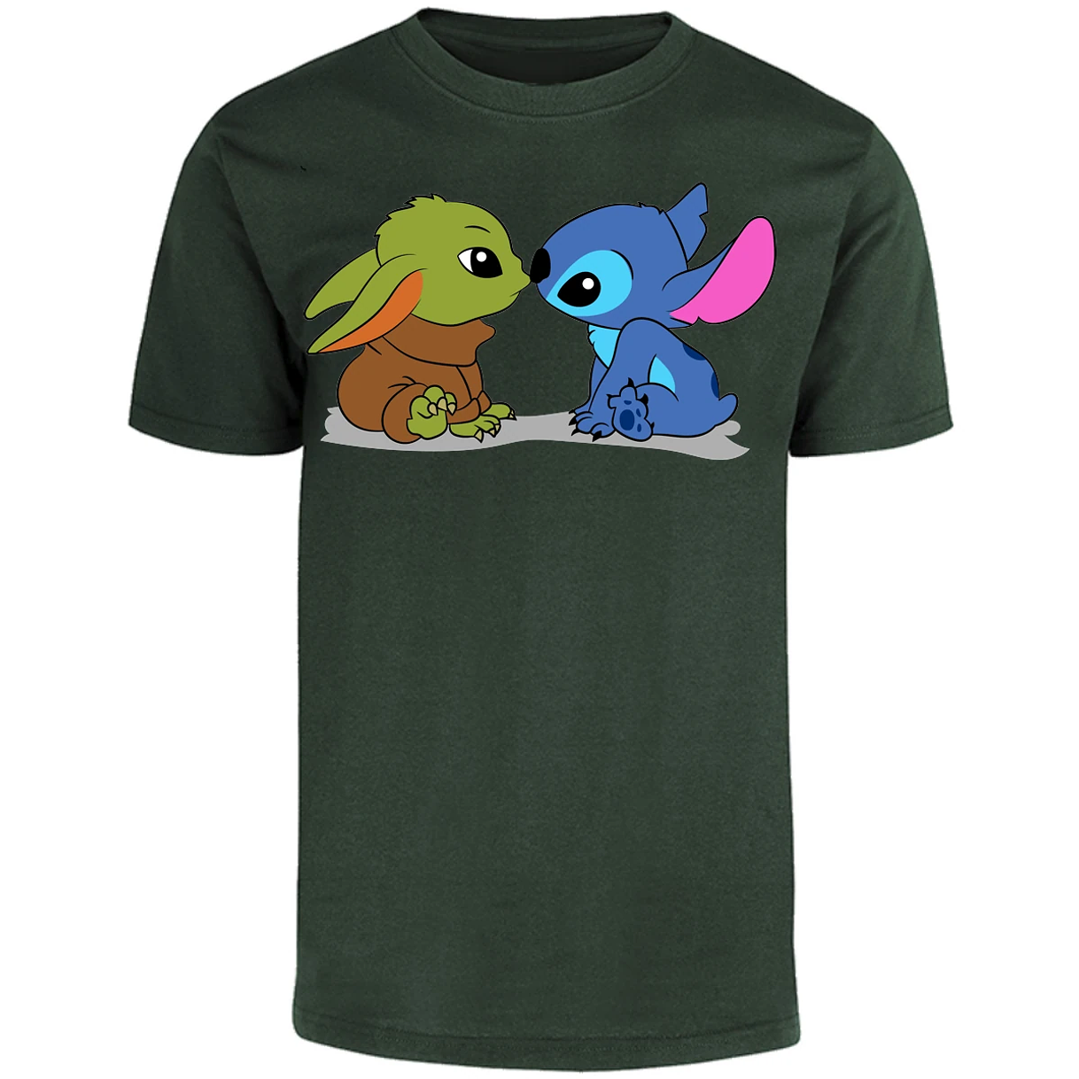 Playera Lilo Y Stitch Stitch Y Grogu para Adulto 21