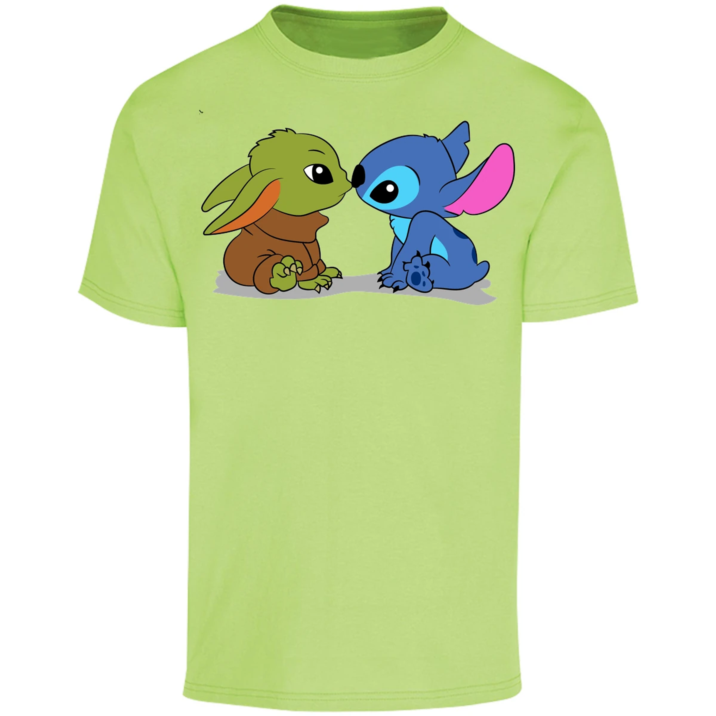 Playera Lilo Y Stitch Stitch Y Grogu para Adulto 25