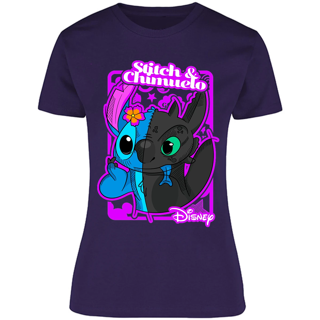 Blusa Lilo Y Stitch Stitch Y Chimuelo Blusa para Mujer 3