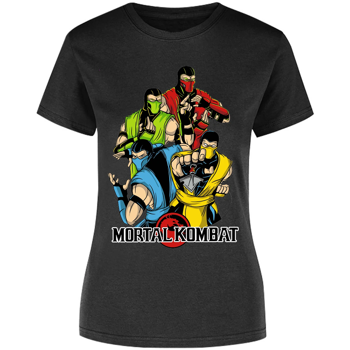 Blusa Mortal Kombat Ninjas Mortal Kombat Blusa para Mujer 8