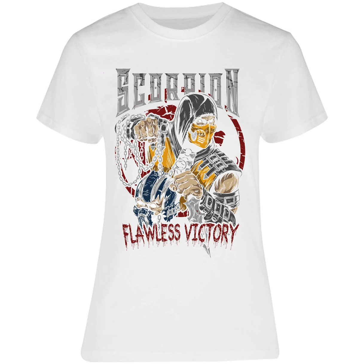 Blusa Mortal Kombat Scorpion Mortal Kombat Blusa para Mujer 17