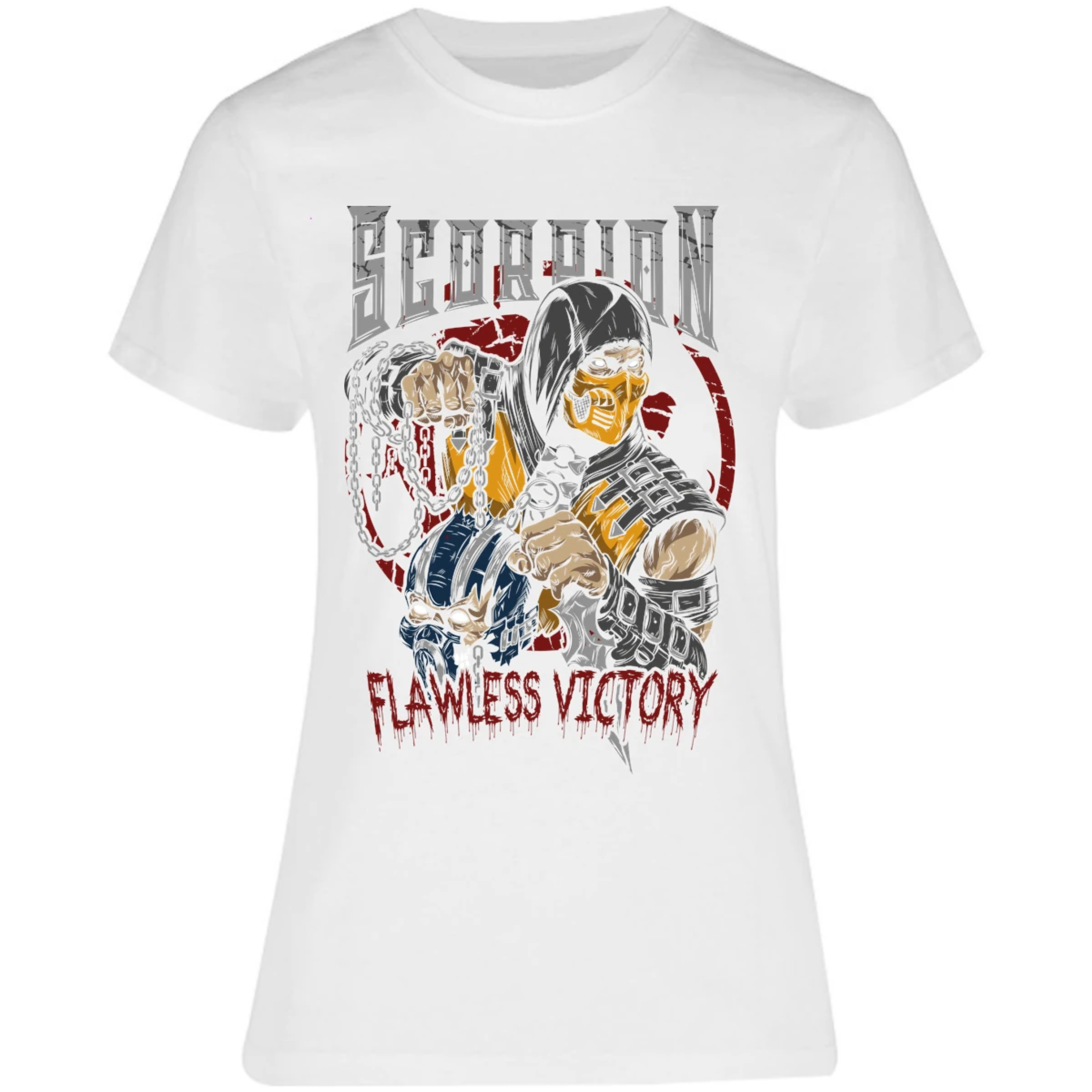 Blusa Mortal Kombat Scorpion Mortal Kombat Blusa para Mujer 17