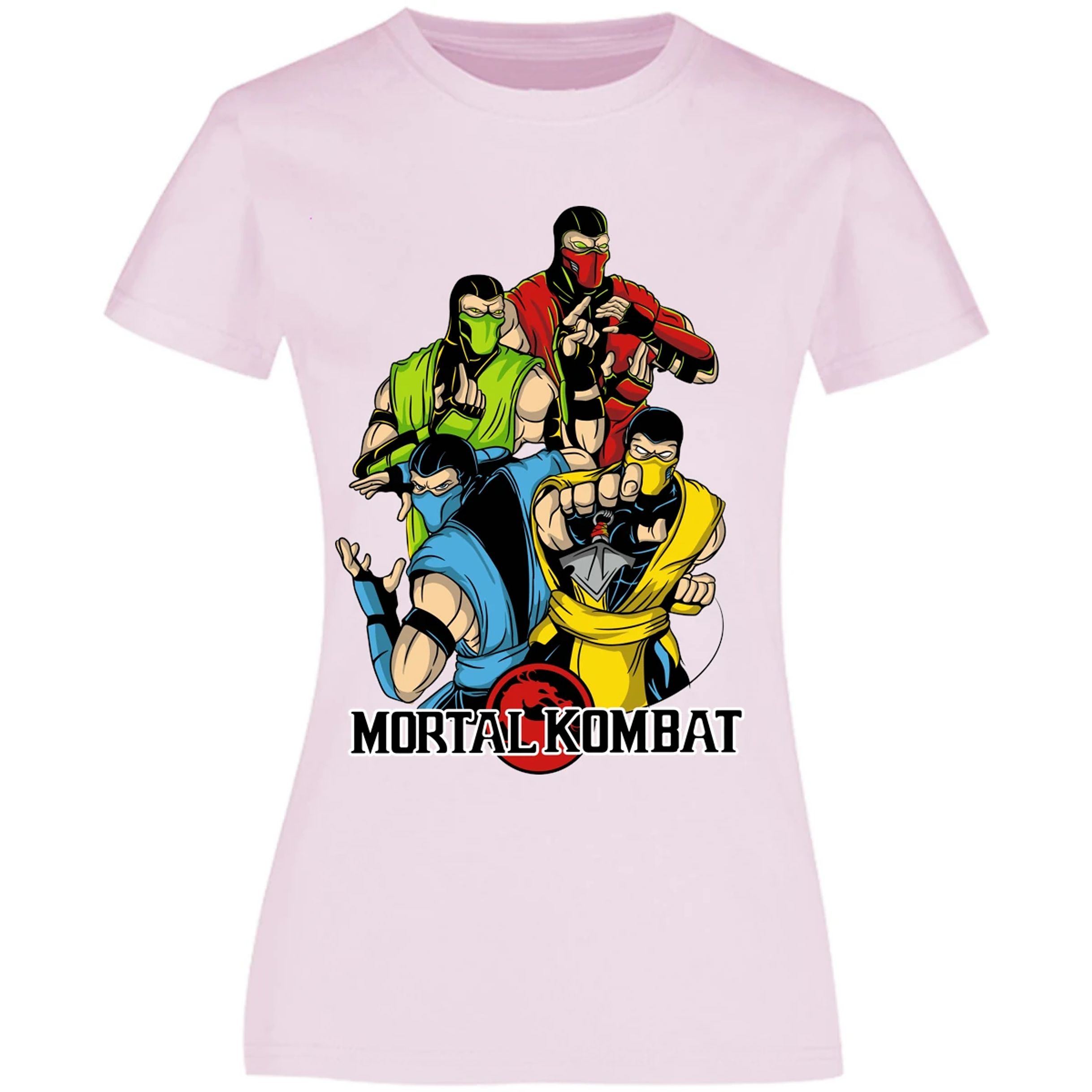 Blusa Mortal Kombat Ninjas Mortal Kombat Blusa para Mujer 14