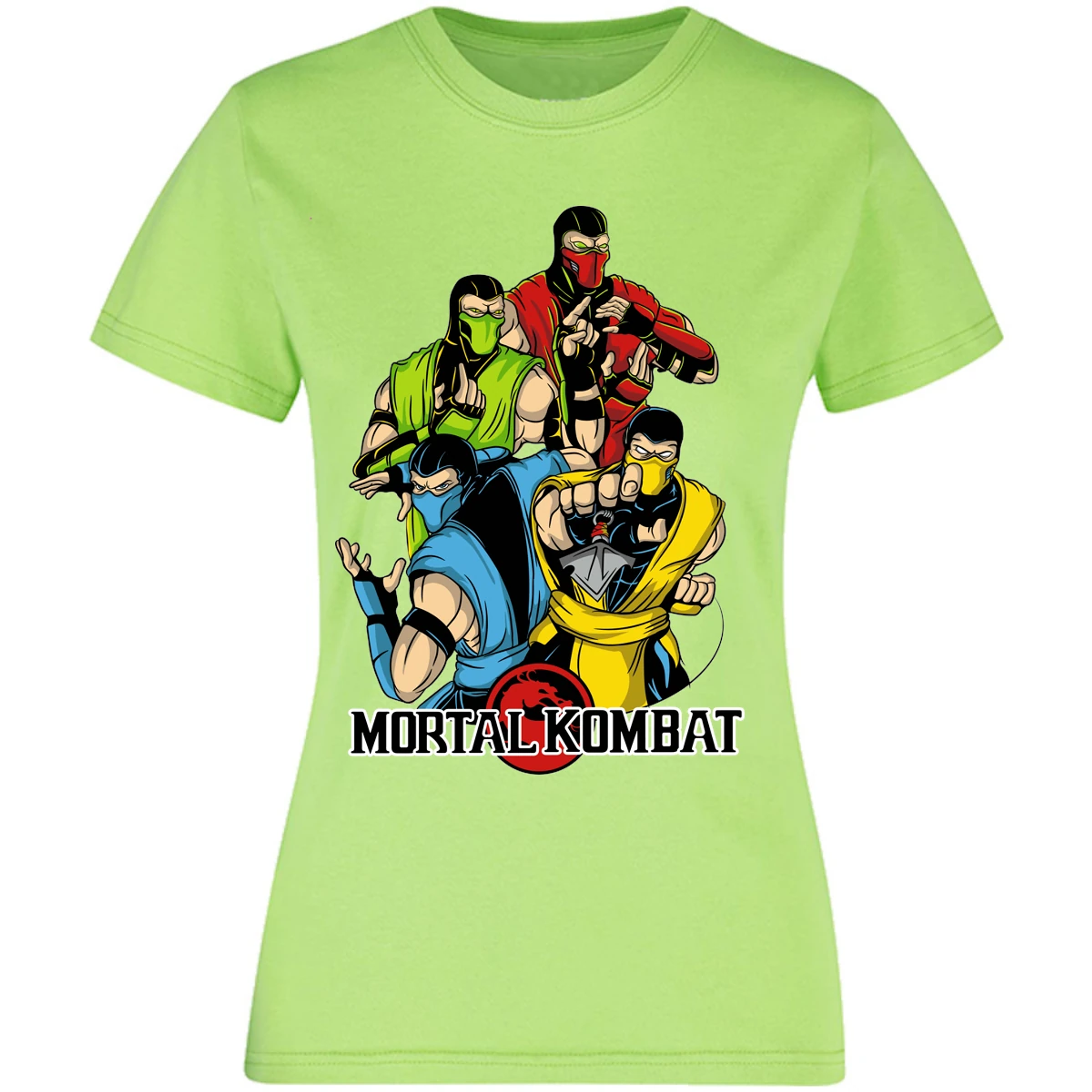 Blusa Mortal Kombat Ninjas Mortal Kombat Blusa para Mujer 16