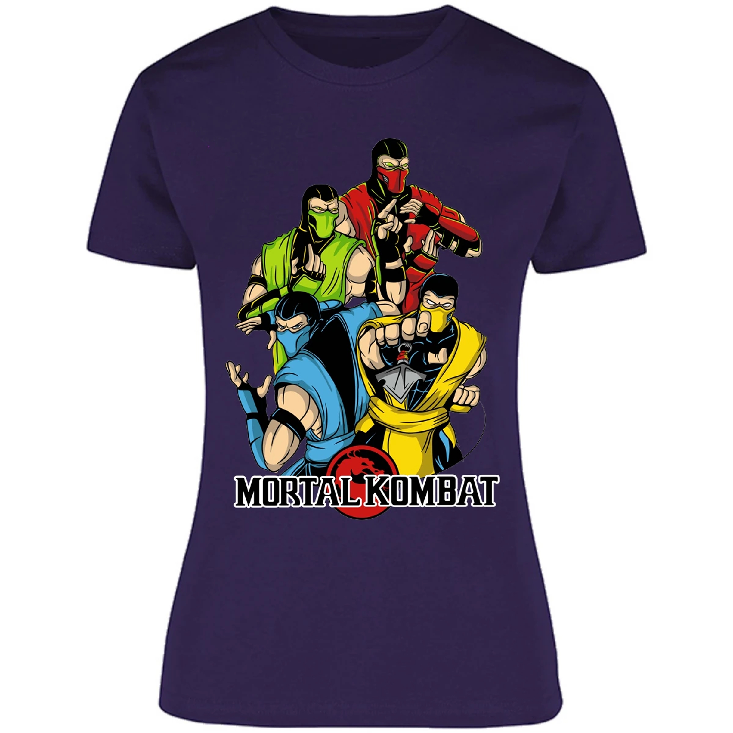 Blusa Mortal Kombat Ninjas Mortal Kombat Blusa para Mujer 17