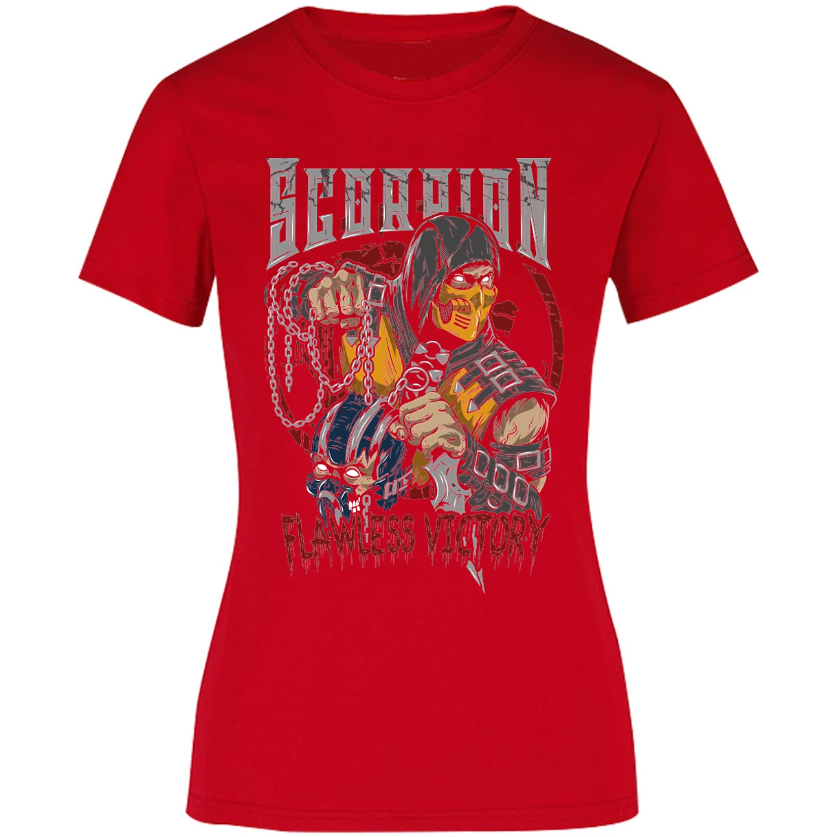 Blusa Mortal Kombat Scorpion Mortal Kombat Blusa para Mujer 1