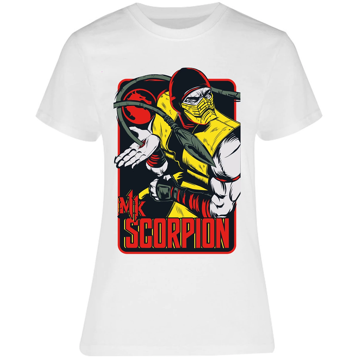 Blusa Mortal Kombat Scorpion Retro Mortal Kombat Blusa para Mujer 10