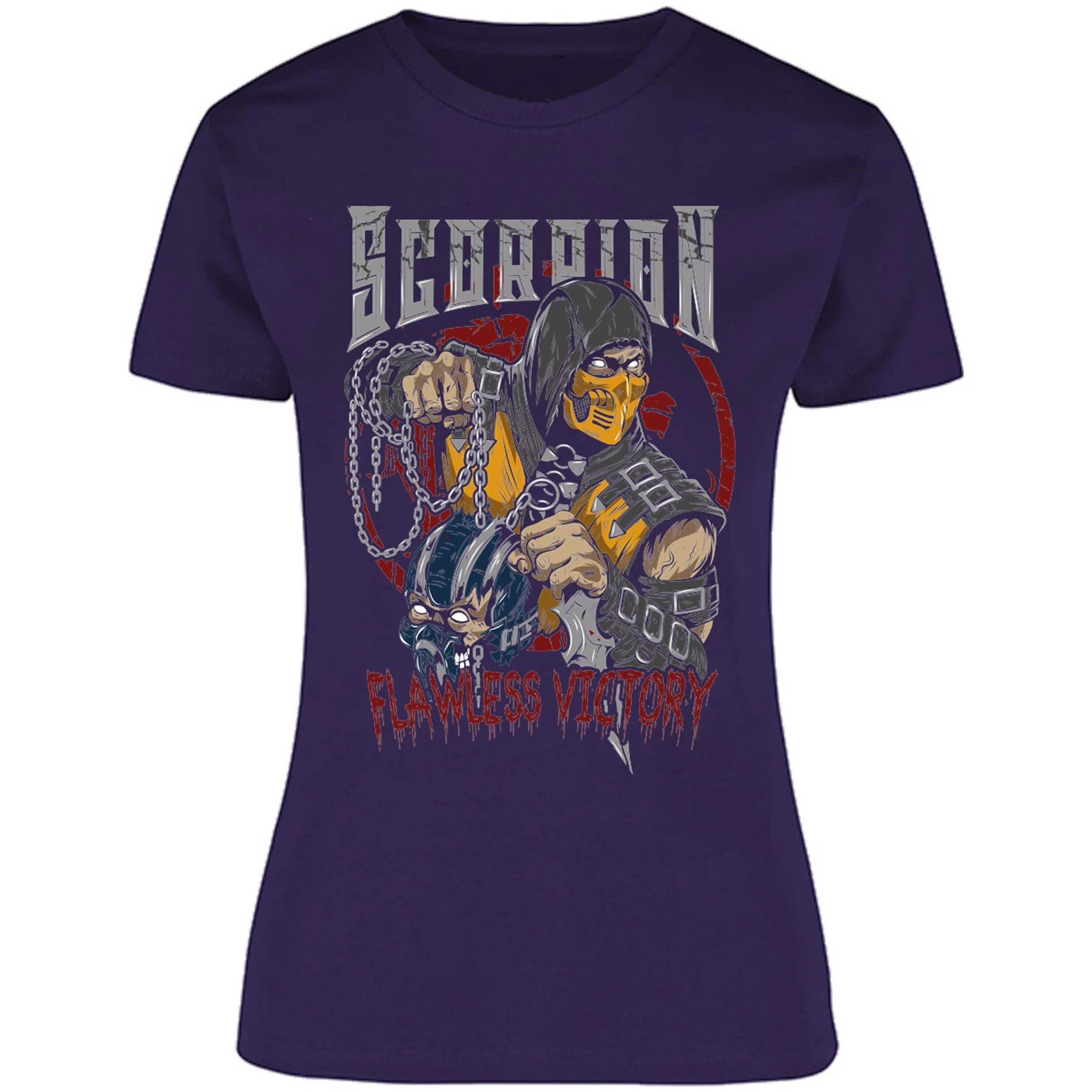 Blusa Mortal Kombat Scorpion Mortal Kombat Blusa para Mujer 6