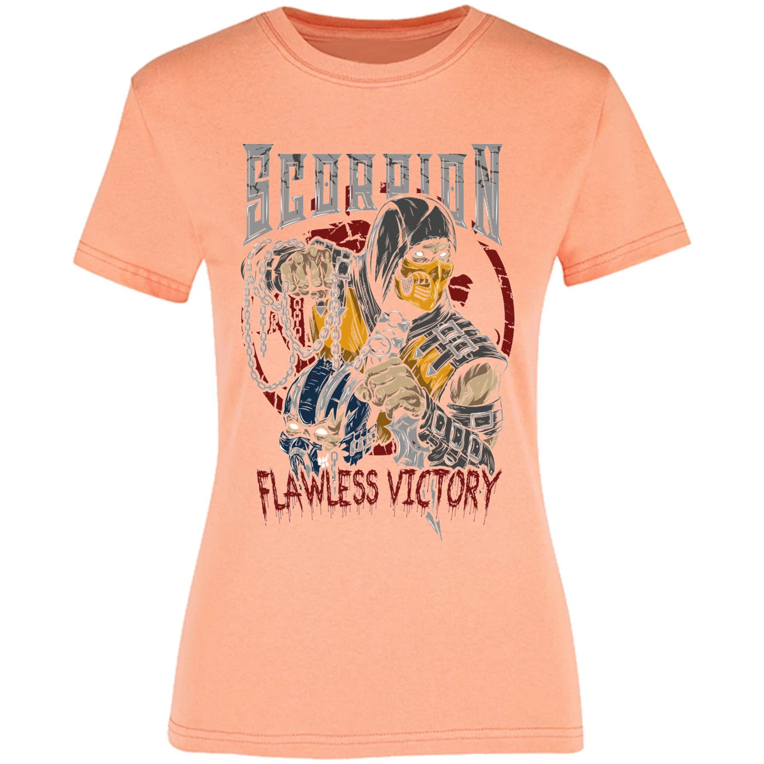 Blusa Mortal Kombat Scorpion Mortal Kombat Blusa para Mujer 8