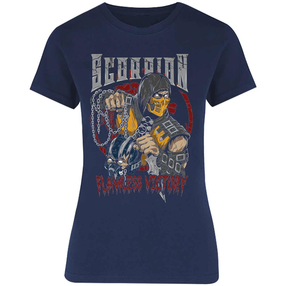 Blusa Mortal Kombat Scorpion Mortal Kombat Blusa para Mujer 11