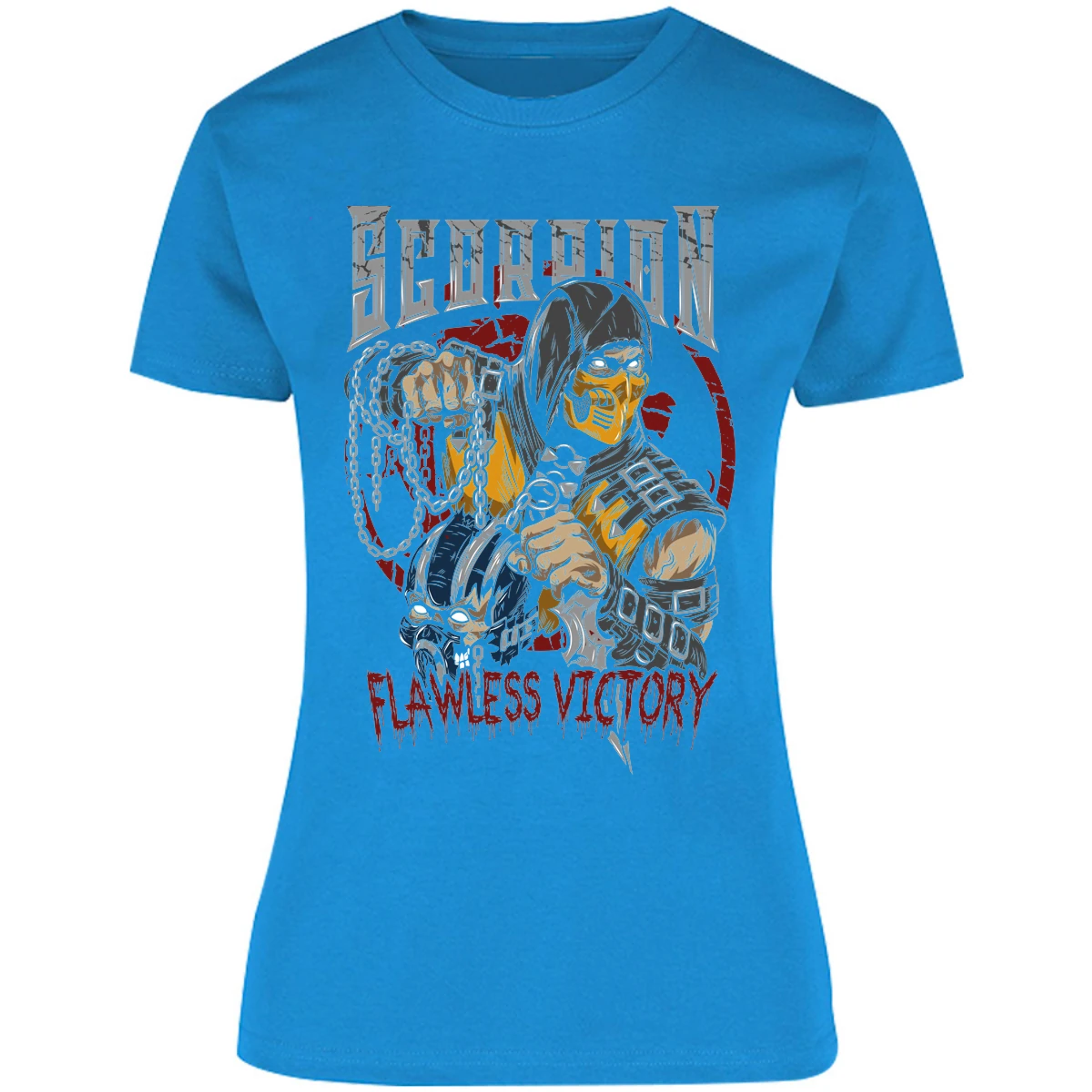 Blusa Mortal Kombat Scorpion Mortal Kombat Blusa para Mujer 12