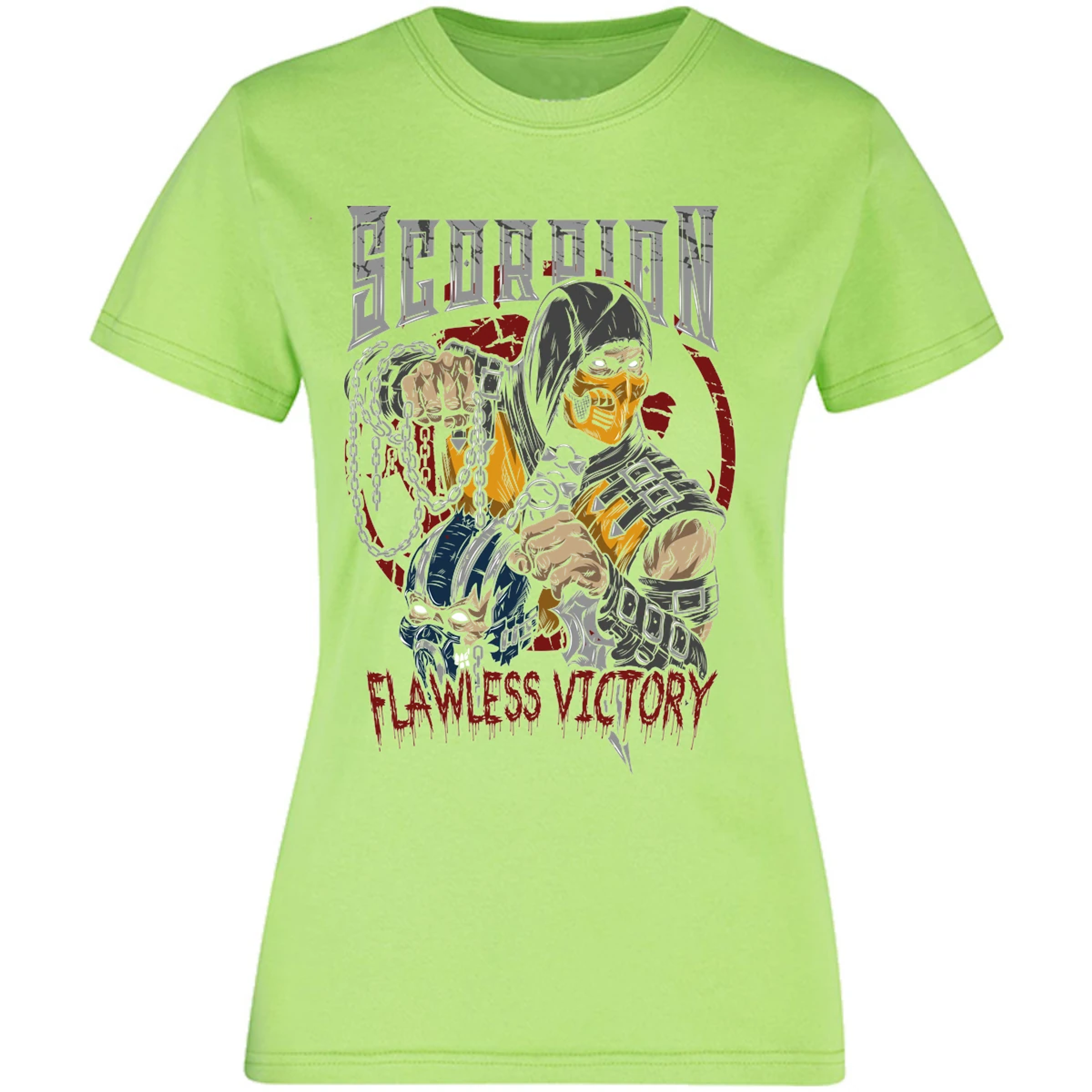 Blusa Mortal Kombat Scorpion Mortal Kombat Blusa para Mujer 16