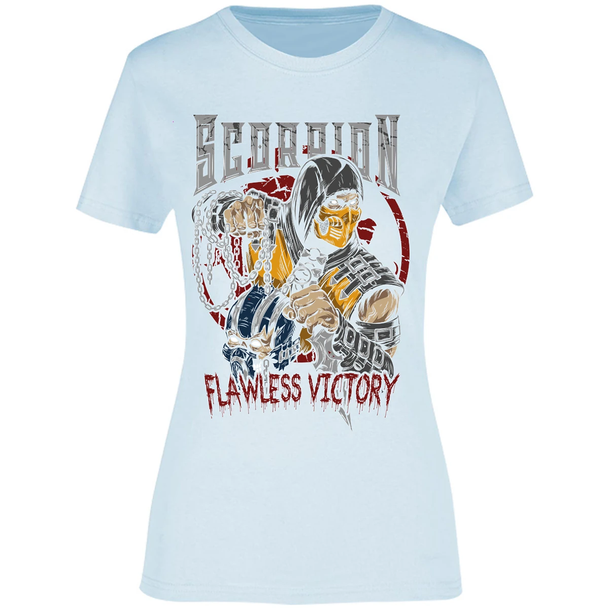 Blusa Mortal Kombat Scorpion Mortal Kombat Blusa para Mujer 15