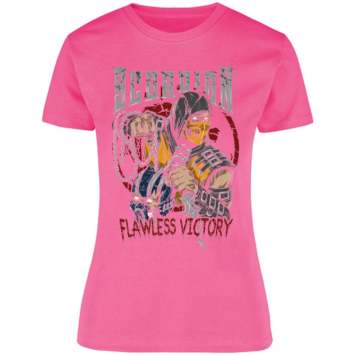 Blusa Mortal Kombat Scorpion Mortal Kombat Blusa para Mujer 18