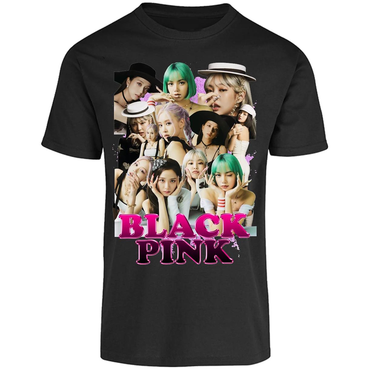 Playera Musica Black Pink Printable para Adulto 1
