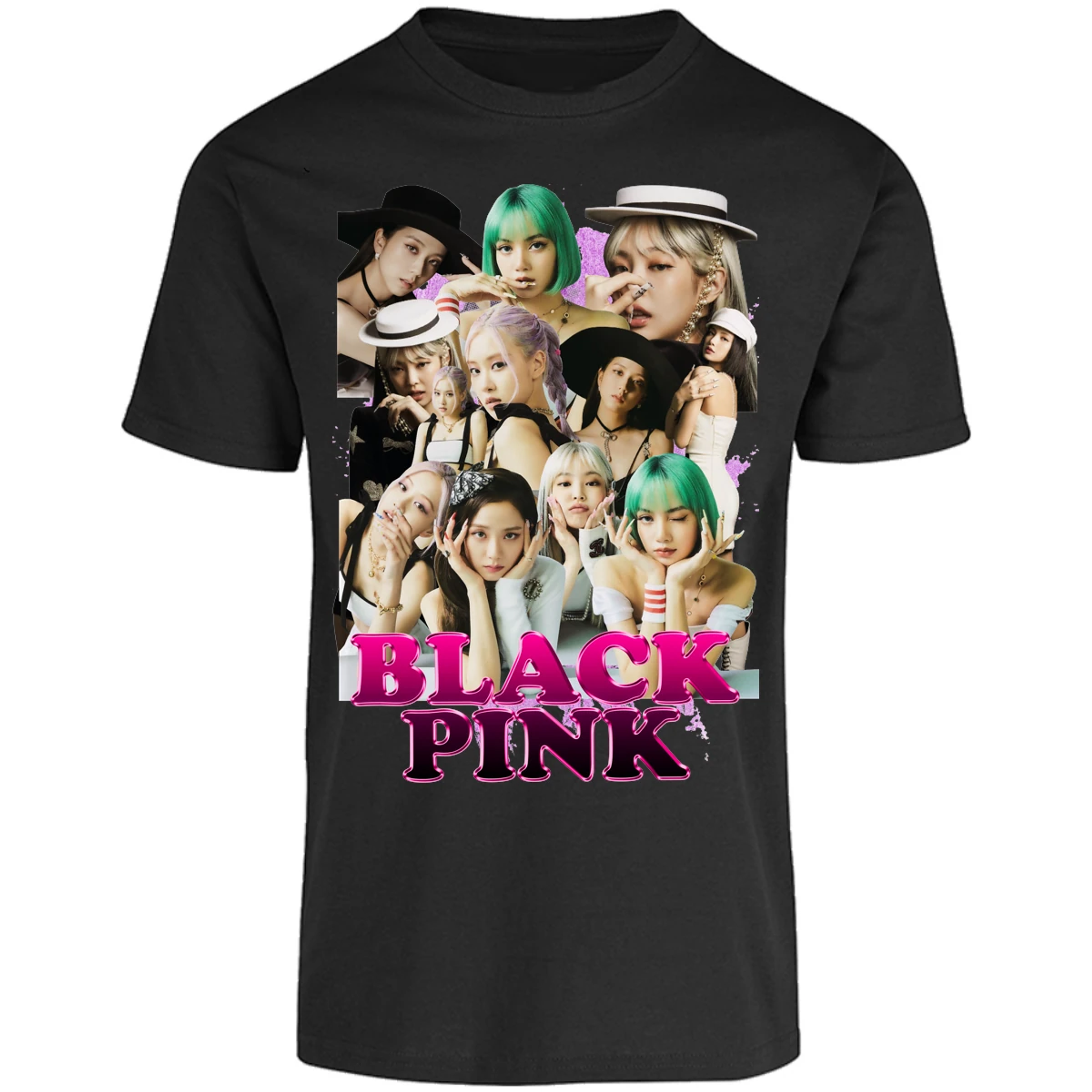 Playera Musica Black Pink Printable para Adulto 1