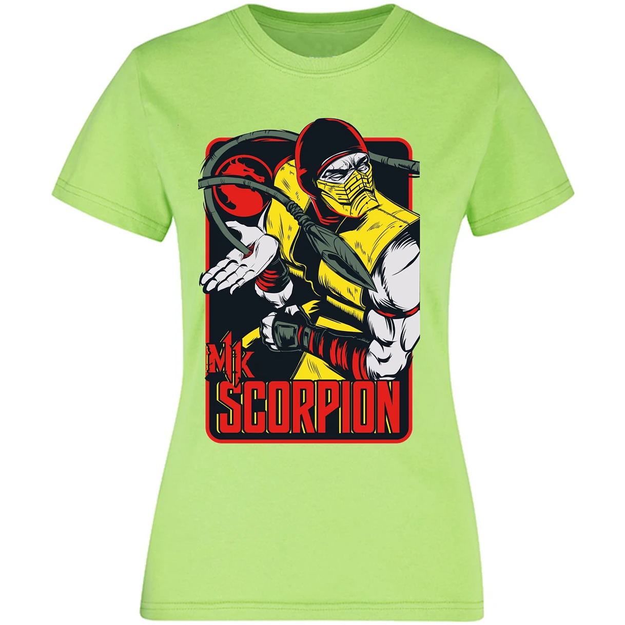 Blusa Mortal Kombat Scorpion Retro Mortal Kombat Blusa para Mujer 1